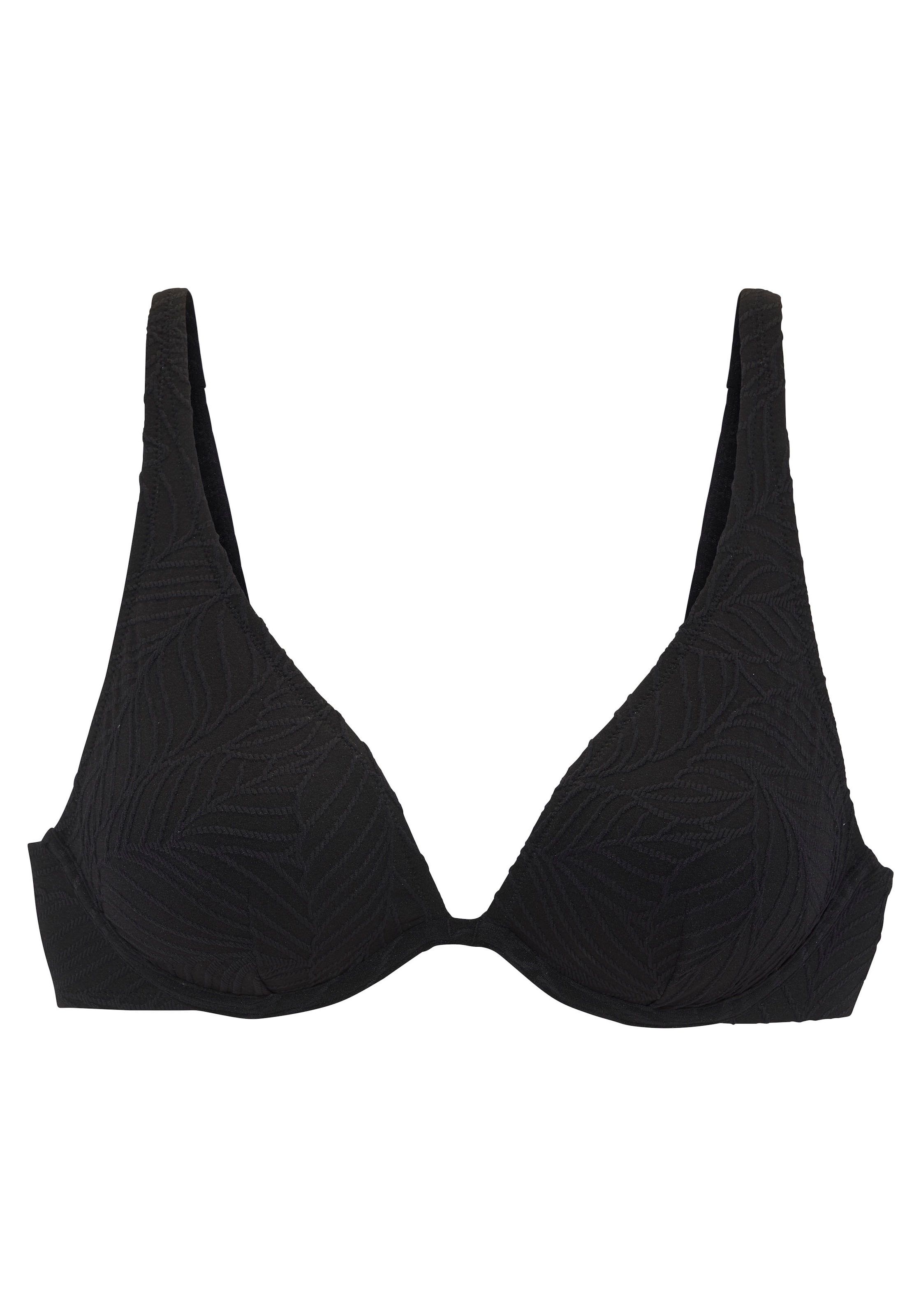 LASCANA Bügel-Bikini-Top "Fay", aus eleganter Strukturware günstig online kaufen
