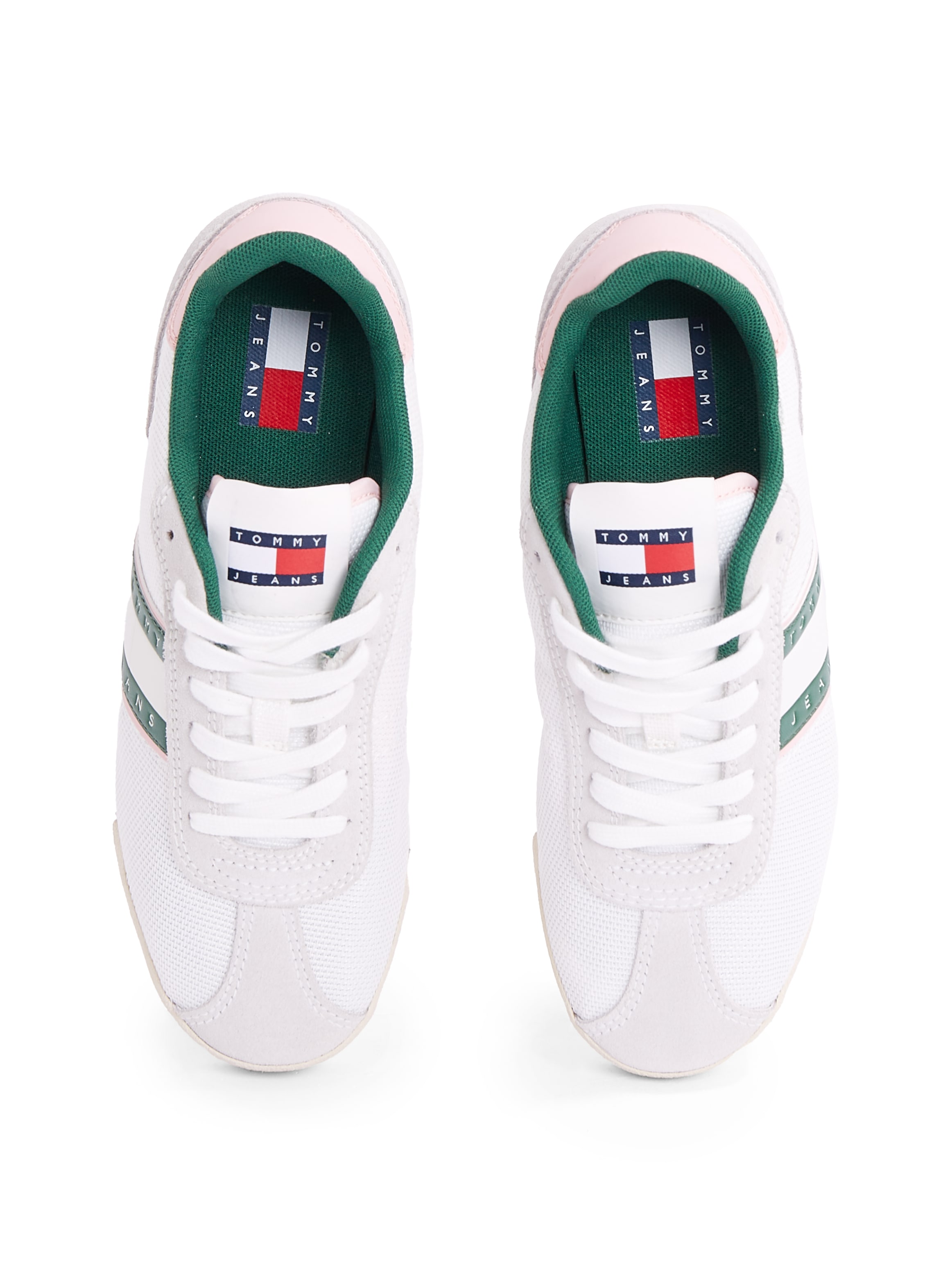 Tommy Jeans Sneaker »TJW LOW PROFILE RUNNER«, Freizeitmode, Halbschuh, Schnürschuh mit Kontrastbesatz