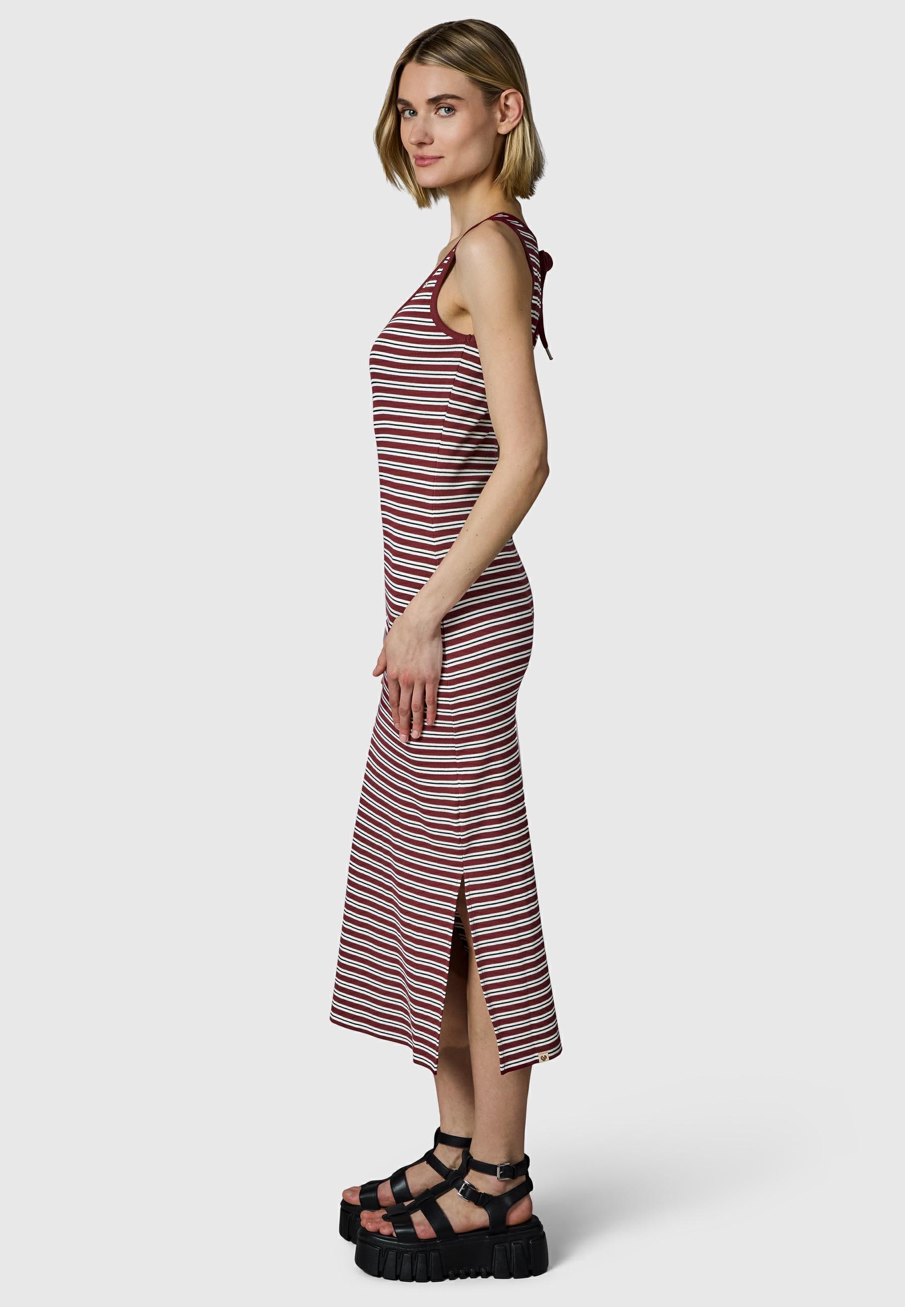 Ragwear Shirtkleid »Montyca Stripes YOUMODO« Ohne Taschen Sommerkleid mit Schlüssellochausschnitt