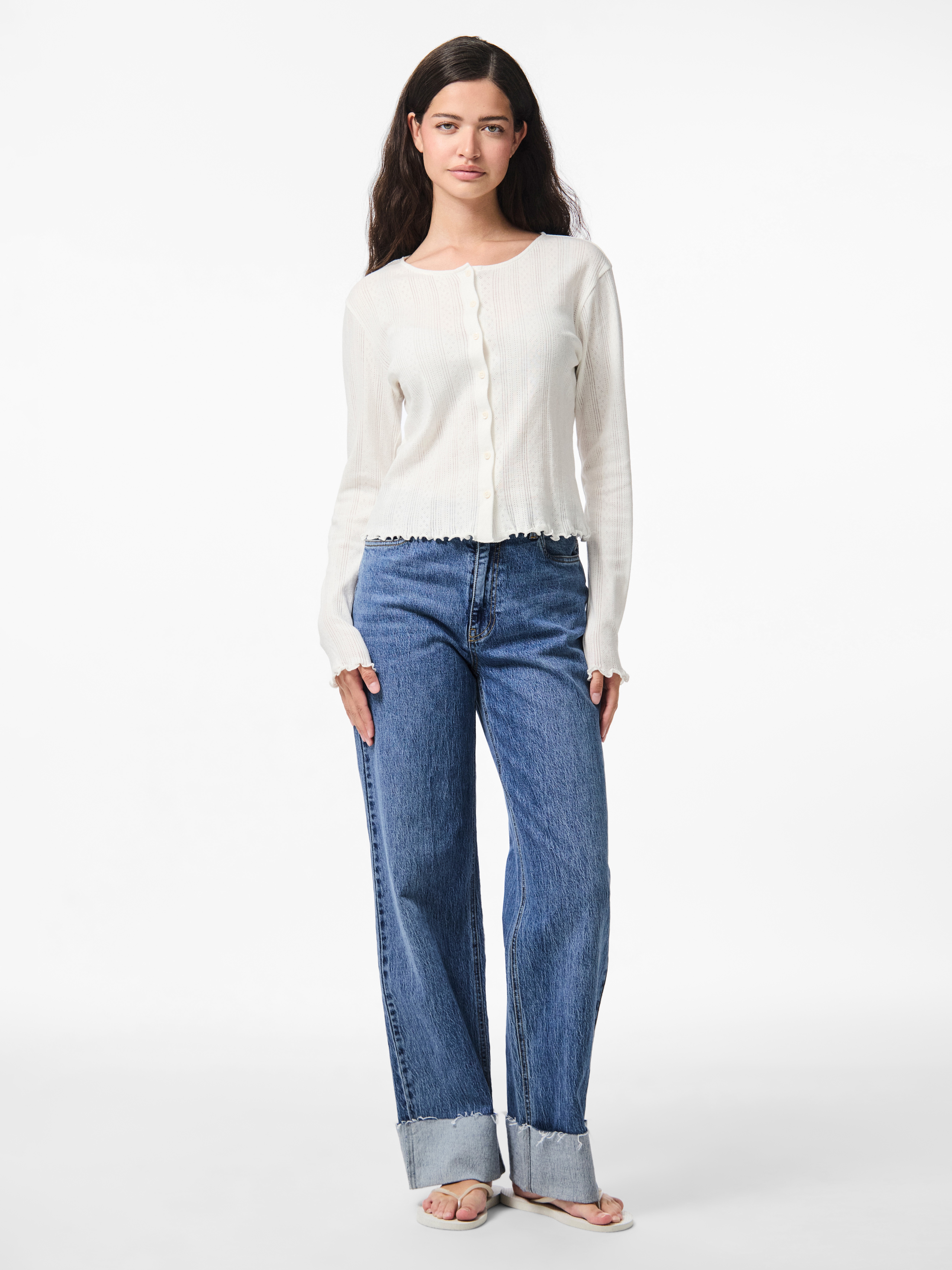 Thumbnail - pieces Strickjacke "PCMARIE LS POIN CARDIGAN JRS NOOS BC"