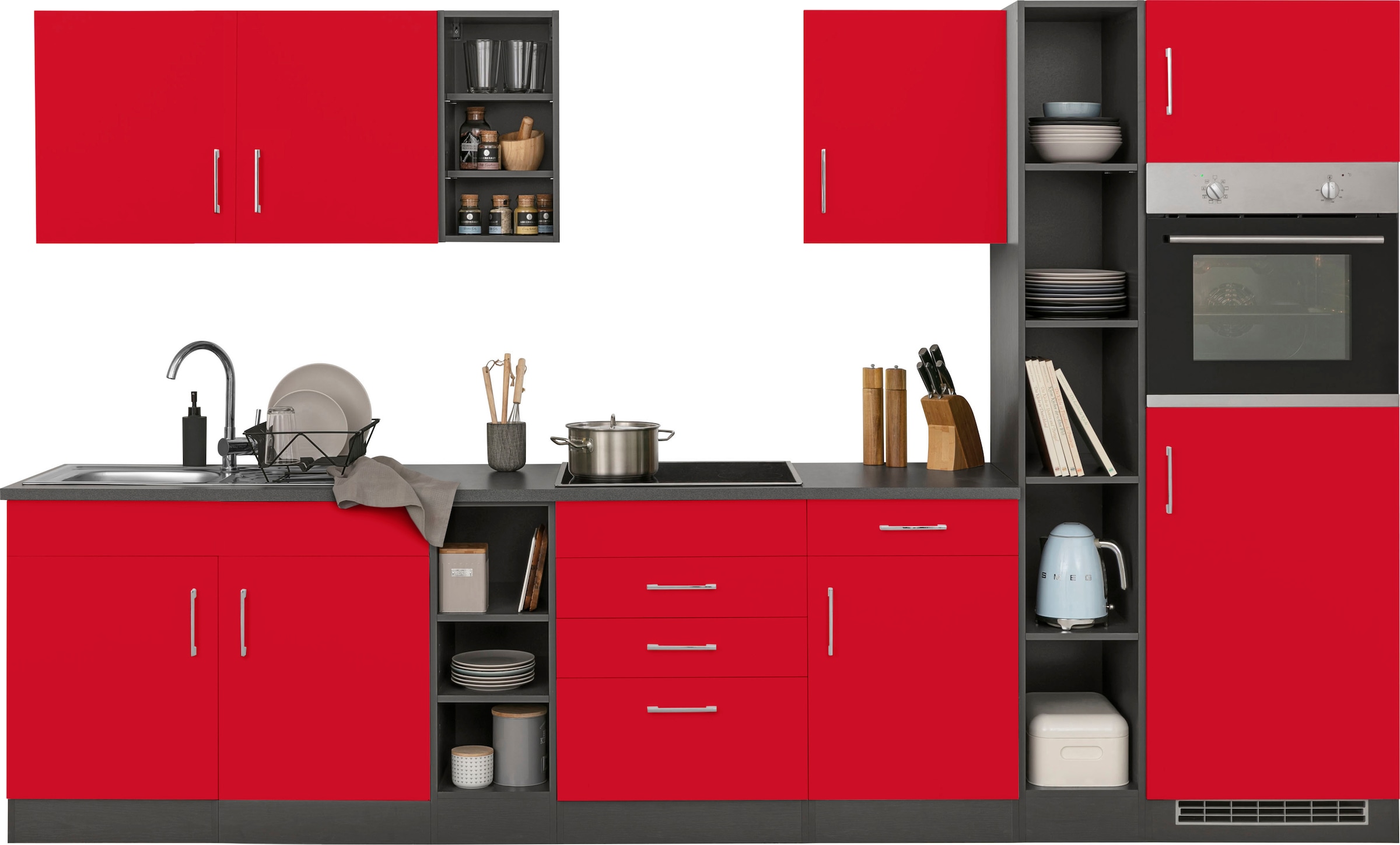 KOCHSTATION Küchenzeile "KS-Paris – Küchen mit einzigartigen Fotomotiven au günstig online kaufen