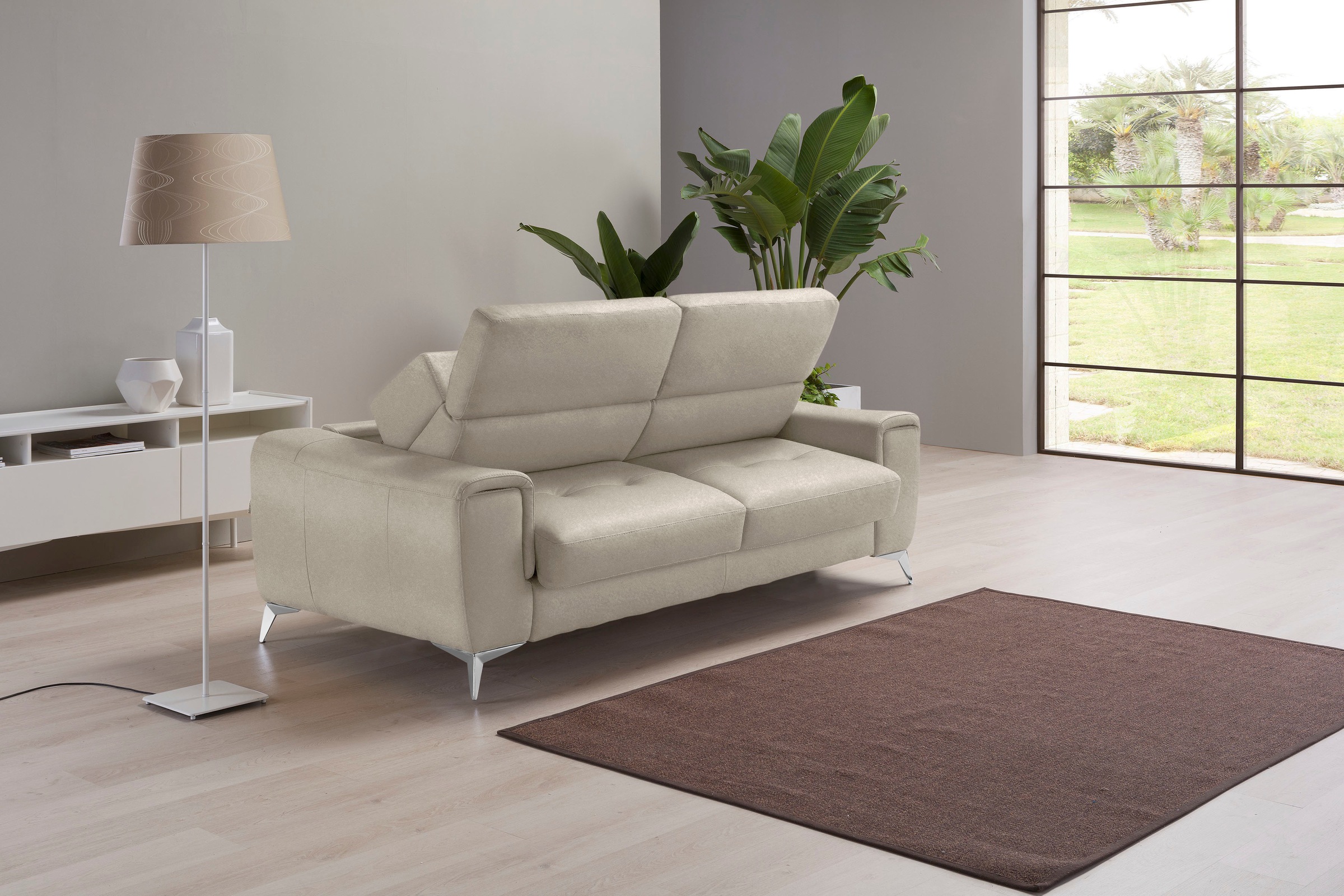 Egoitaliano Schlafsofa "Francine Designsofa, Loungesofa mit Dauerschlaffunk günstig online kaufen