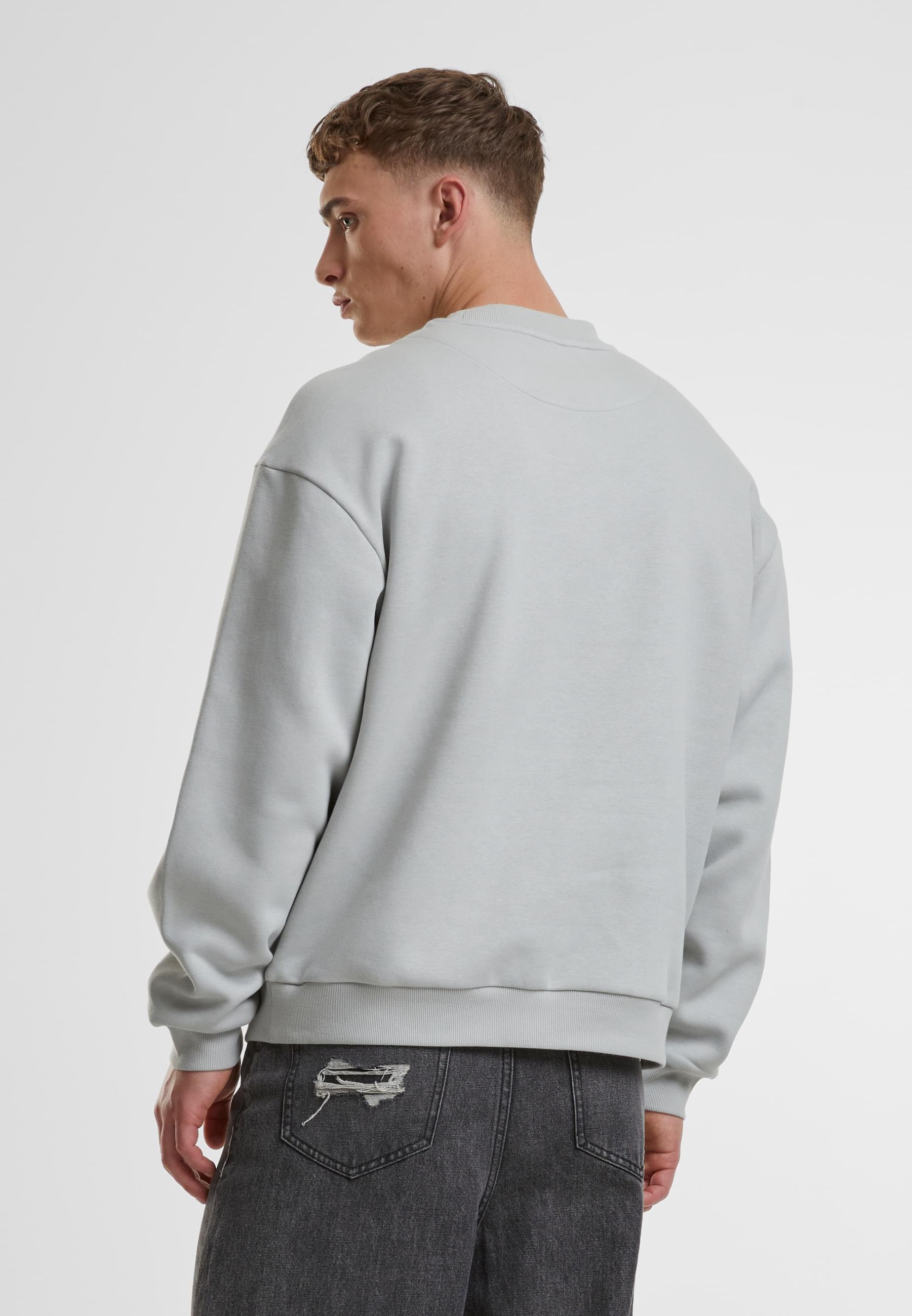 URBAN CLASSICS Rundhalspullover »Urban Classics Fluffy Crewneck«, (1 tlg.)
