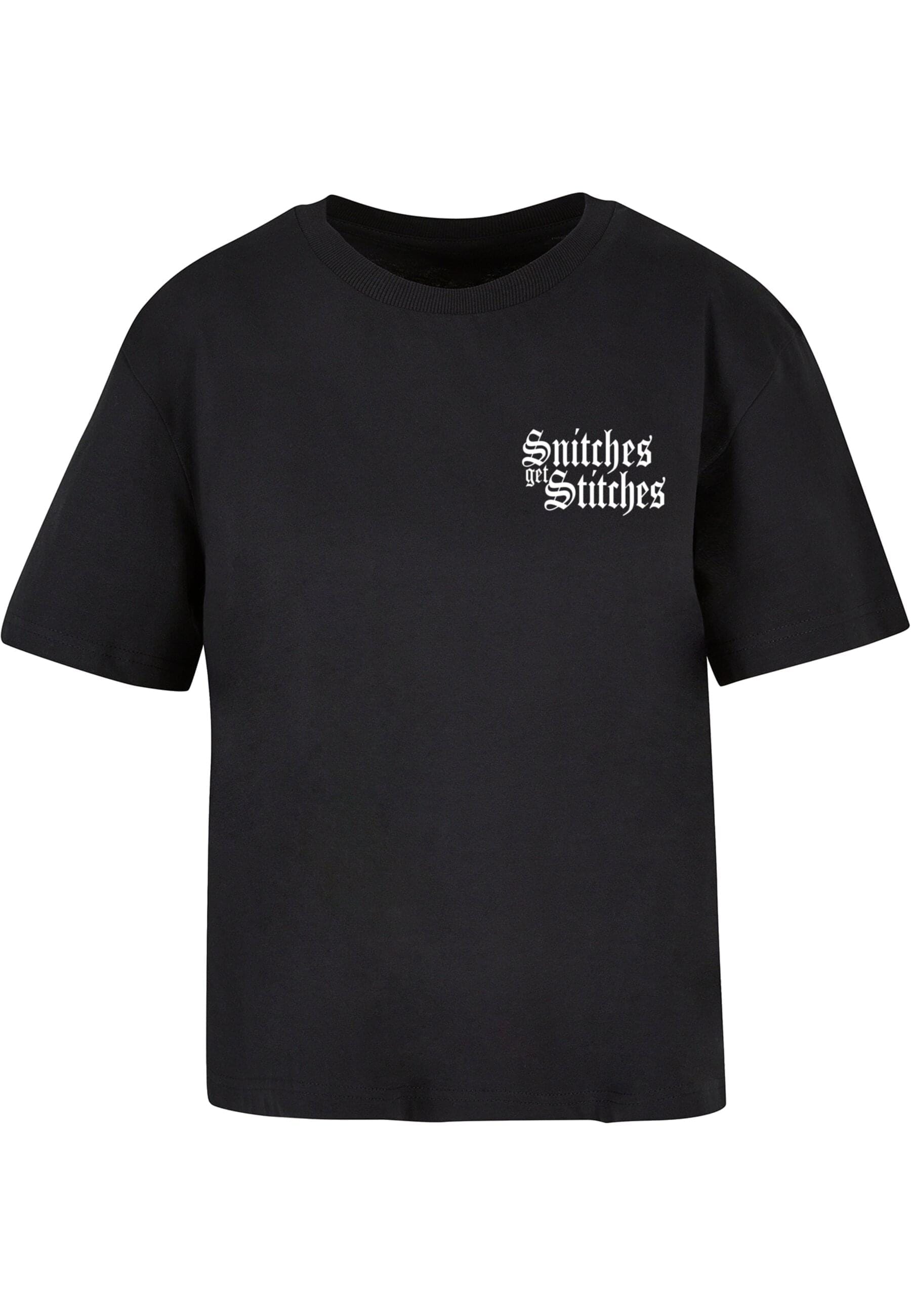 Miss Tee T-Shirt "Miss Tee Damen Snitches Get Stitches Tee" 1 Stk. tlg. günstig online kaufen