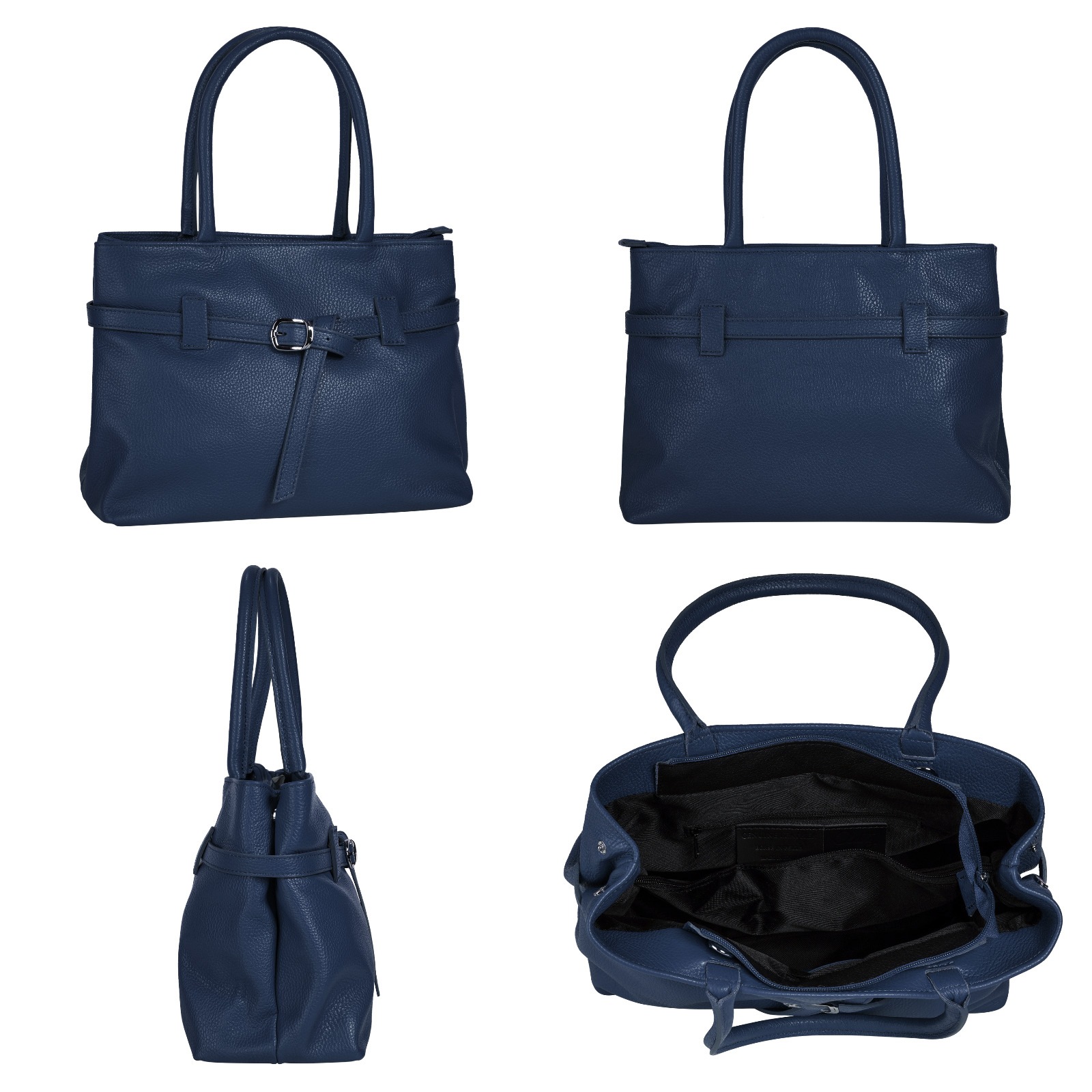 Cluty Henkeltasche, echt Leder, Made in Italy günstig online kaufen