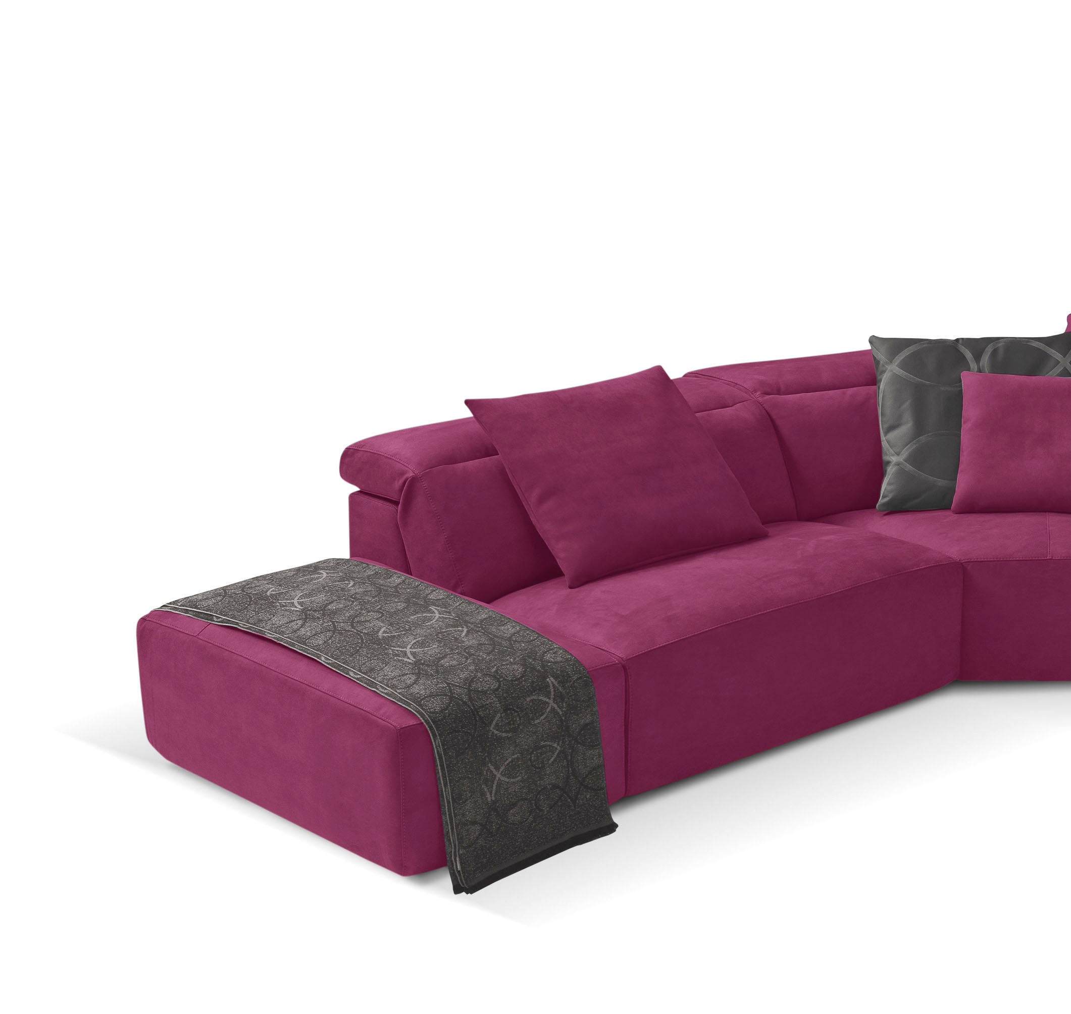 Thumbnail - Egoitaliano Ecksofa "Beverly, extravangantes Designsofa mit erstklassigem Sitzkomfort" wahlweise mit elektrischer Relaxf...