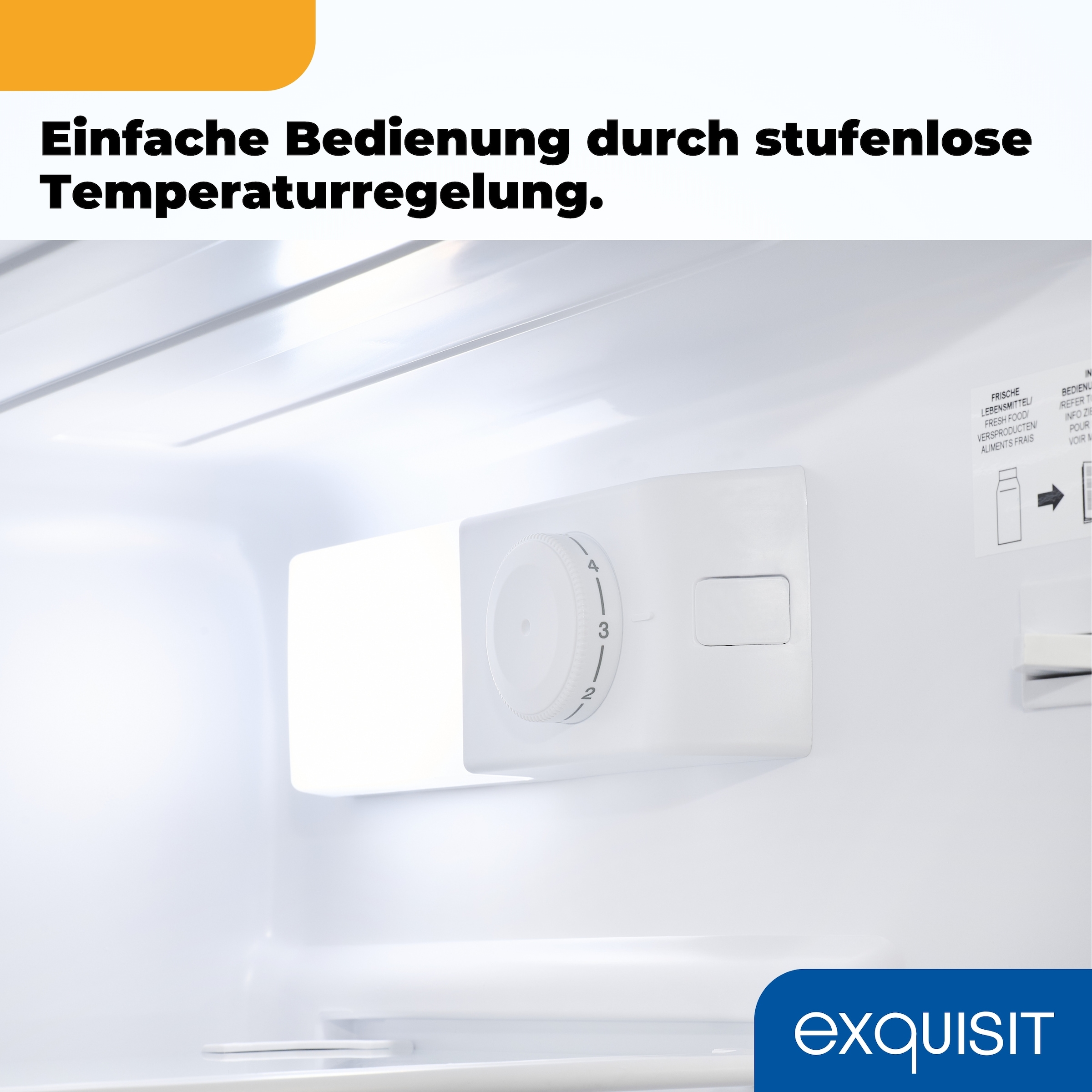 exquisit Kühl-/Gefrierkombination KGC90-30-E-040E weiss »KGC90-30-E-040E weiss« 85 cm hoch 47,5 cm breit