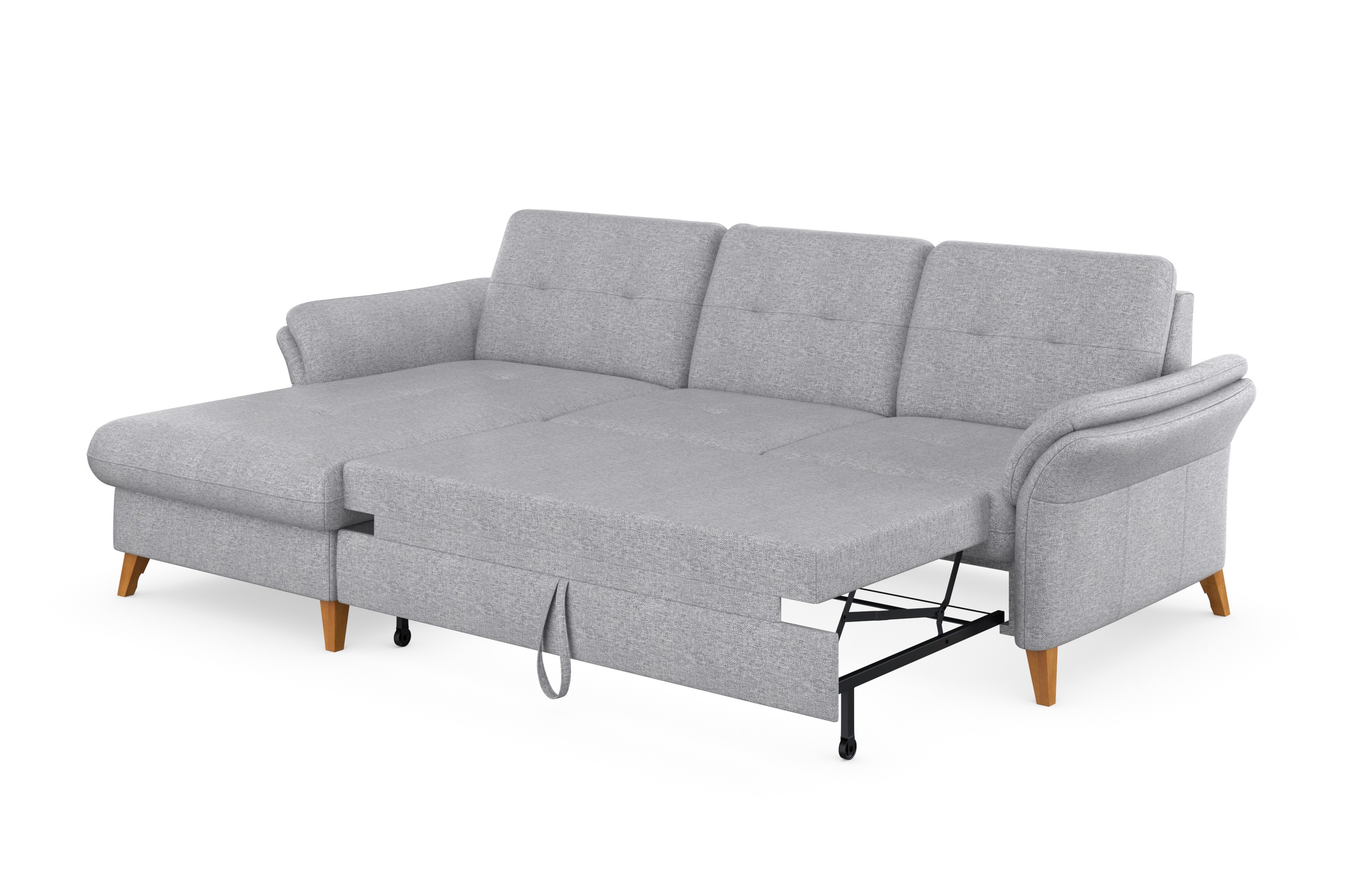 sit&more Ecksofa »Göteborg«, Sitztiefenverstellung und Federkern, wahlweise mit Bettfunktion