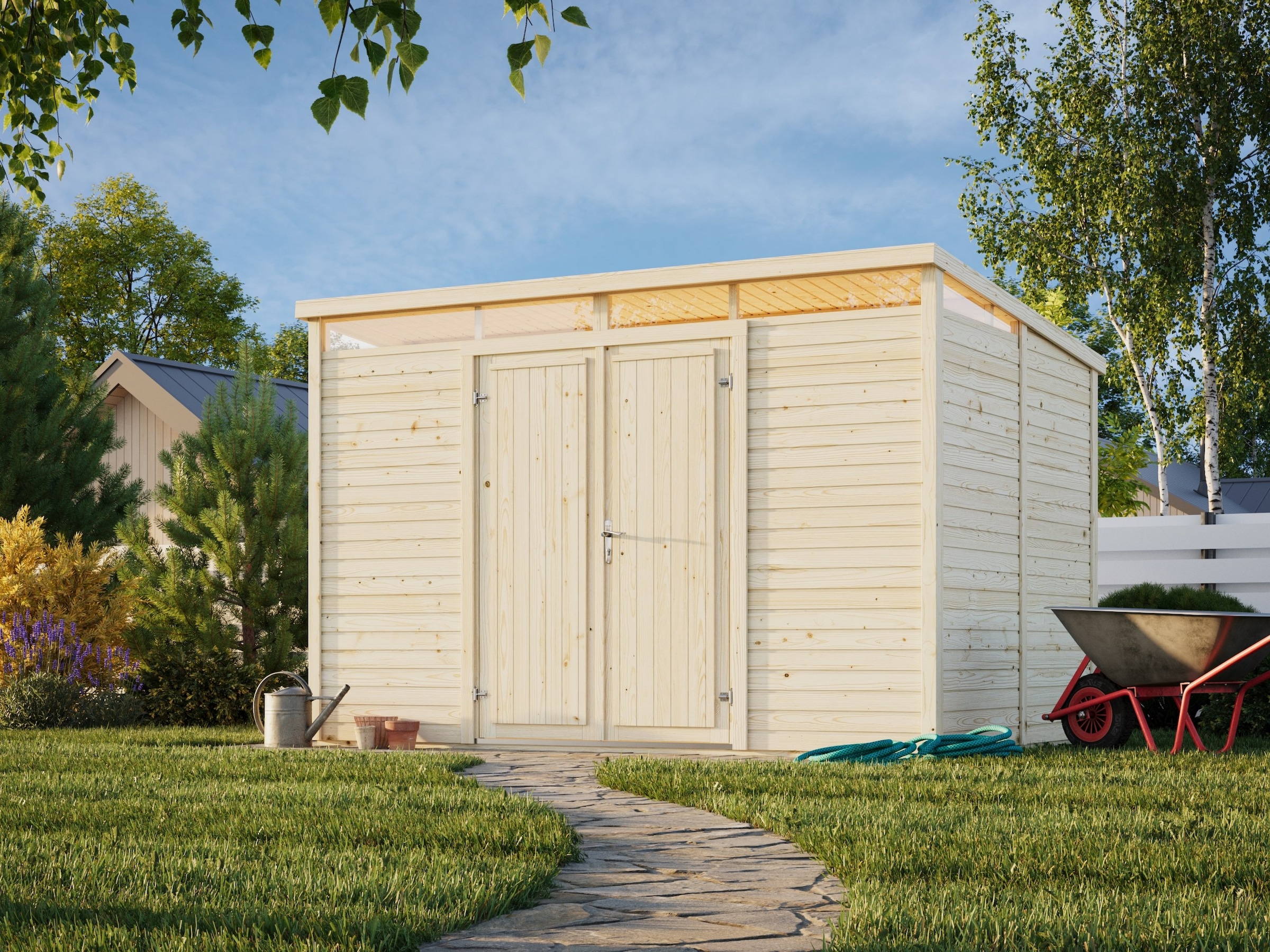 Palmako Gerätehaus »Elias 7,3 m²« BxT: 330x228 cm, 7,3 m²