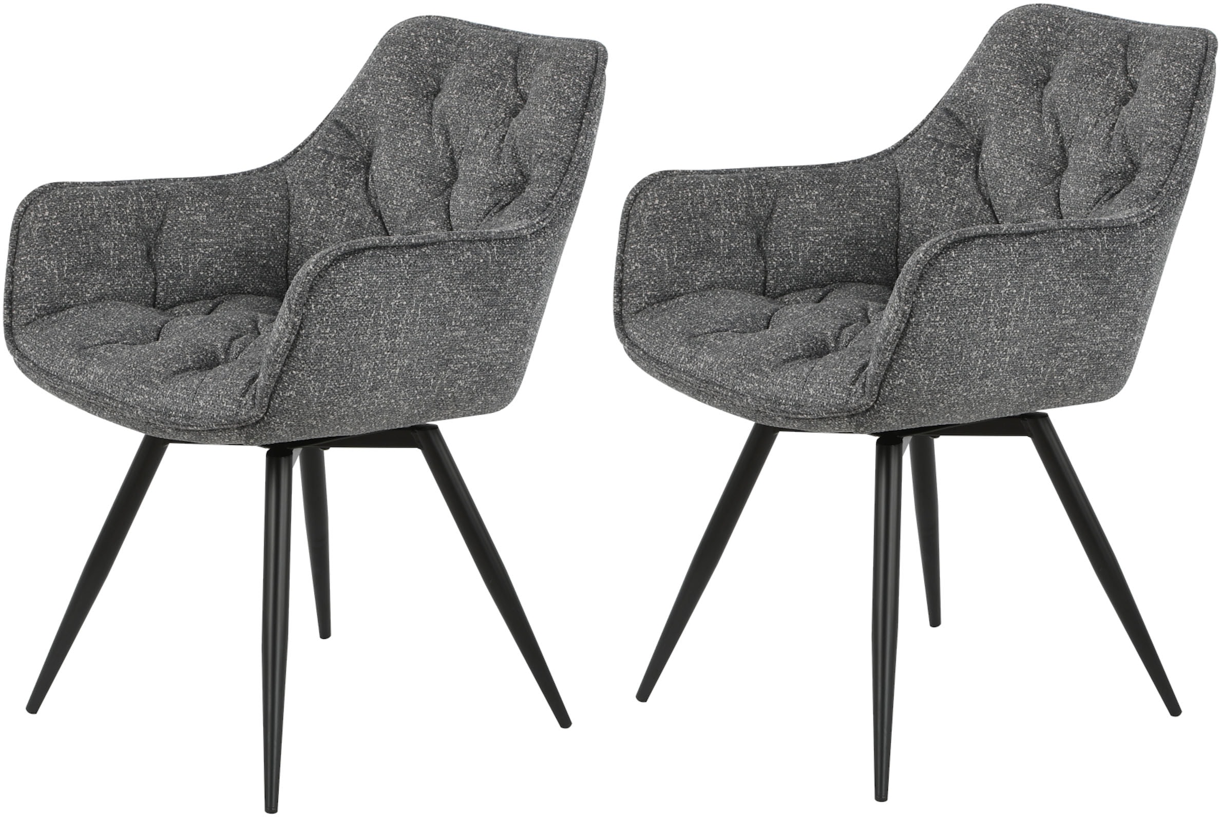 HELA Esszimmerstuhl "Mara" (Set) 2 Stk.Drehstuhl, Teddy Bezug, Webstoff ode günstig online kaufen