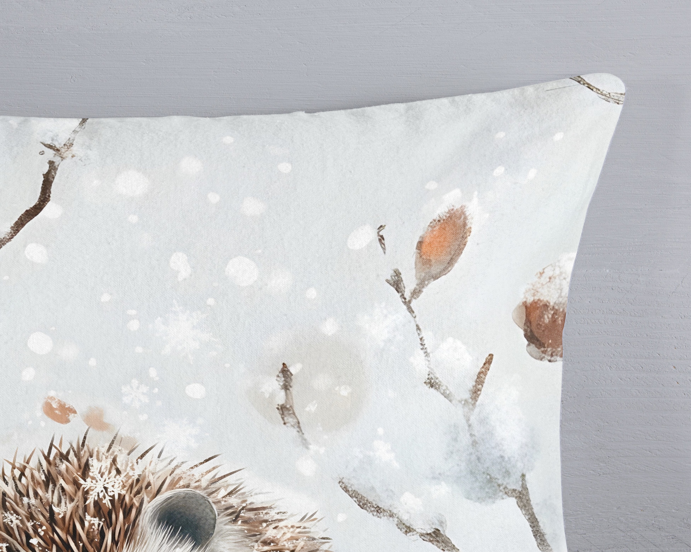 good morning Kinderbettwäsche »Jussi« 2 Stk. tlg. Flanell Biber, 135x200, Warm, Reißverschluss, Wende, Kind, Igel