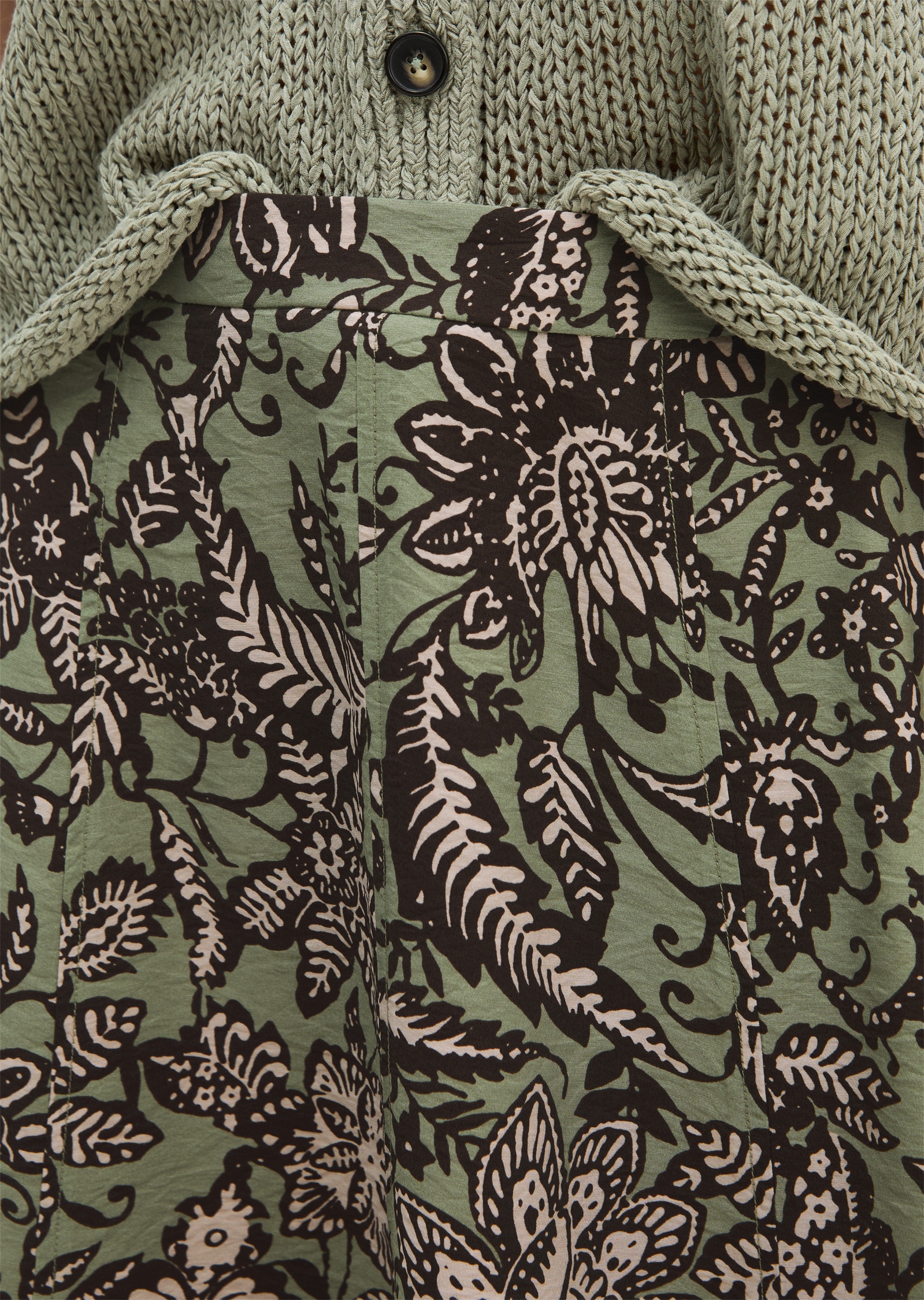 Marc O'Polo Webrock »aus glänzendem Viskose-Mix«