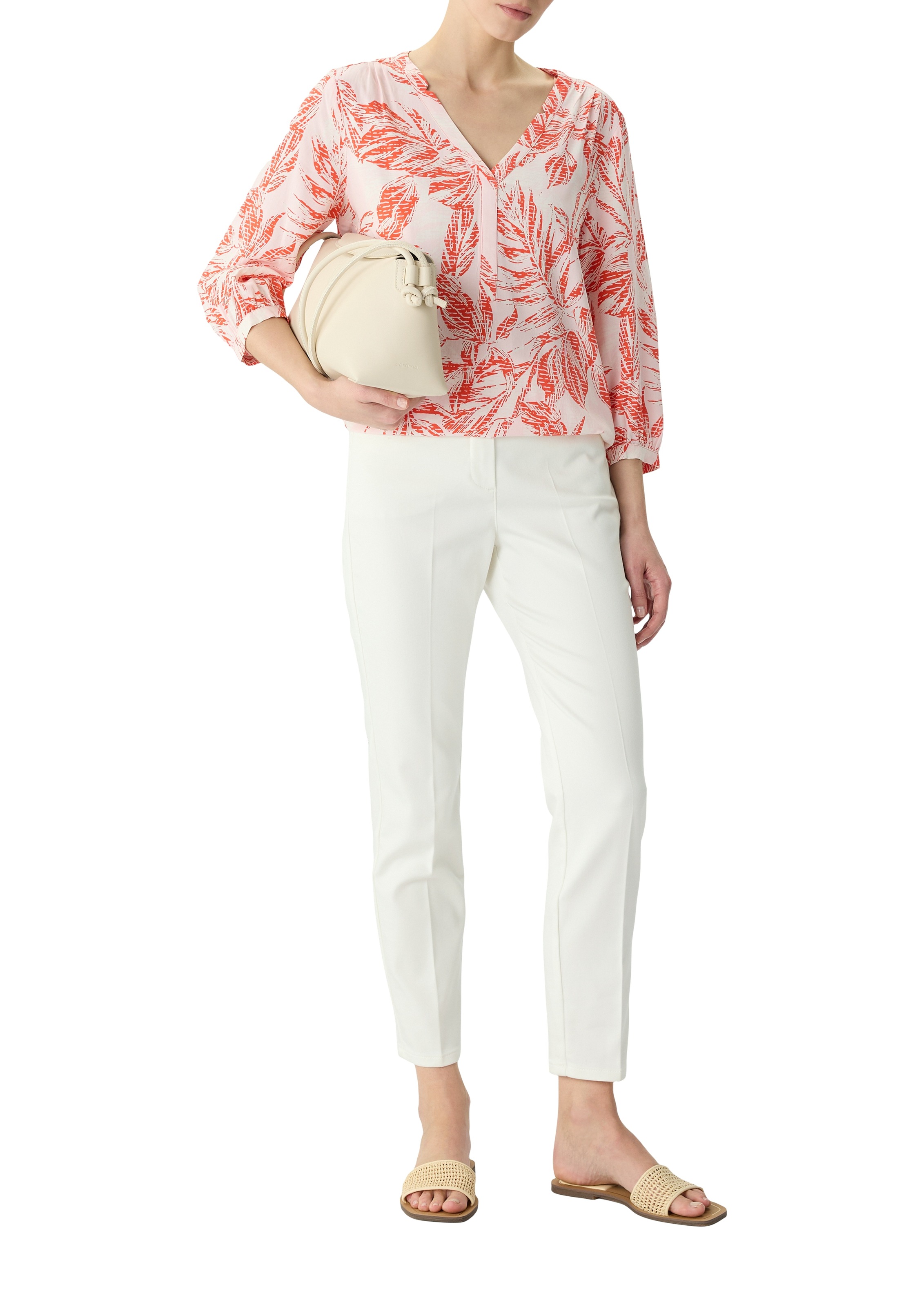 Comma Druckbluse, 3/4 -Arm mit floralem Muster günstig online kaufen