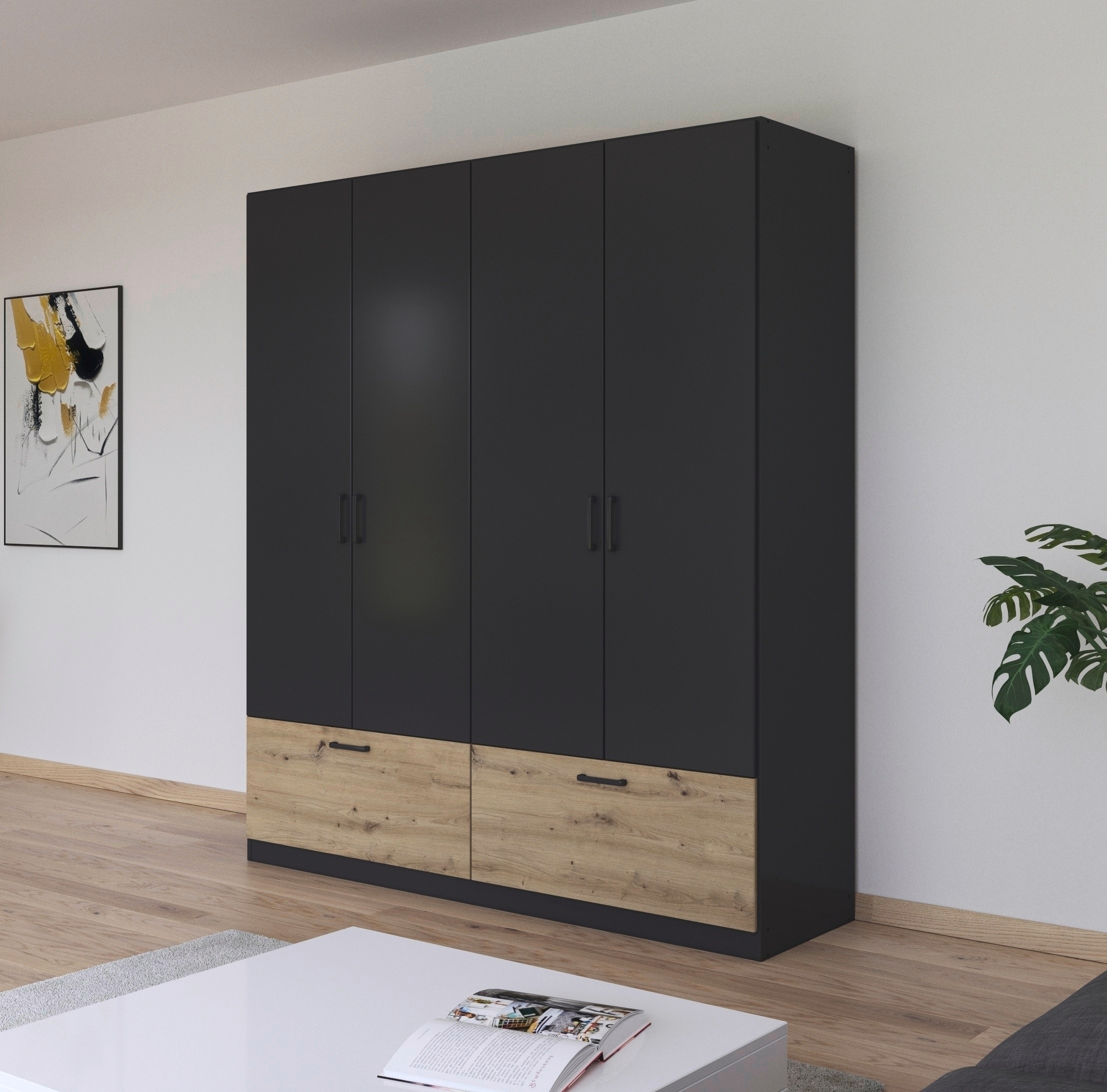 rauch Drehtürenschrank "Kleiderschrank Schrank Garderobe Wäscheschrank BARI günstig online kaufen
