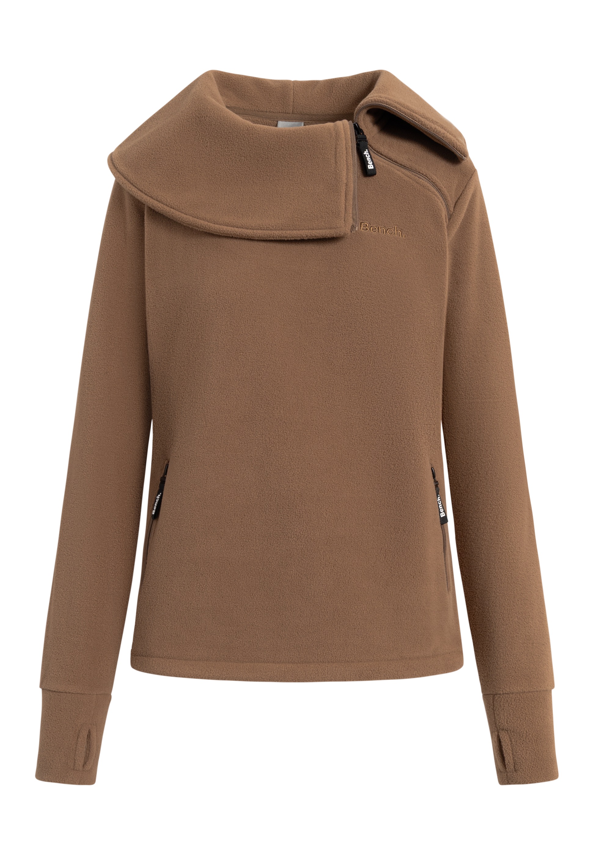 Thumbnail - Bench. Fleecepullover "APRILLE" warmes, tailliertes Fleeceshirt mit Troyerkragen und Seitentaschen