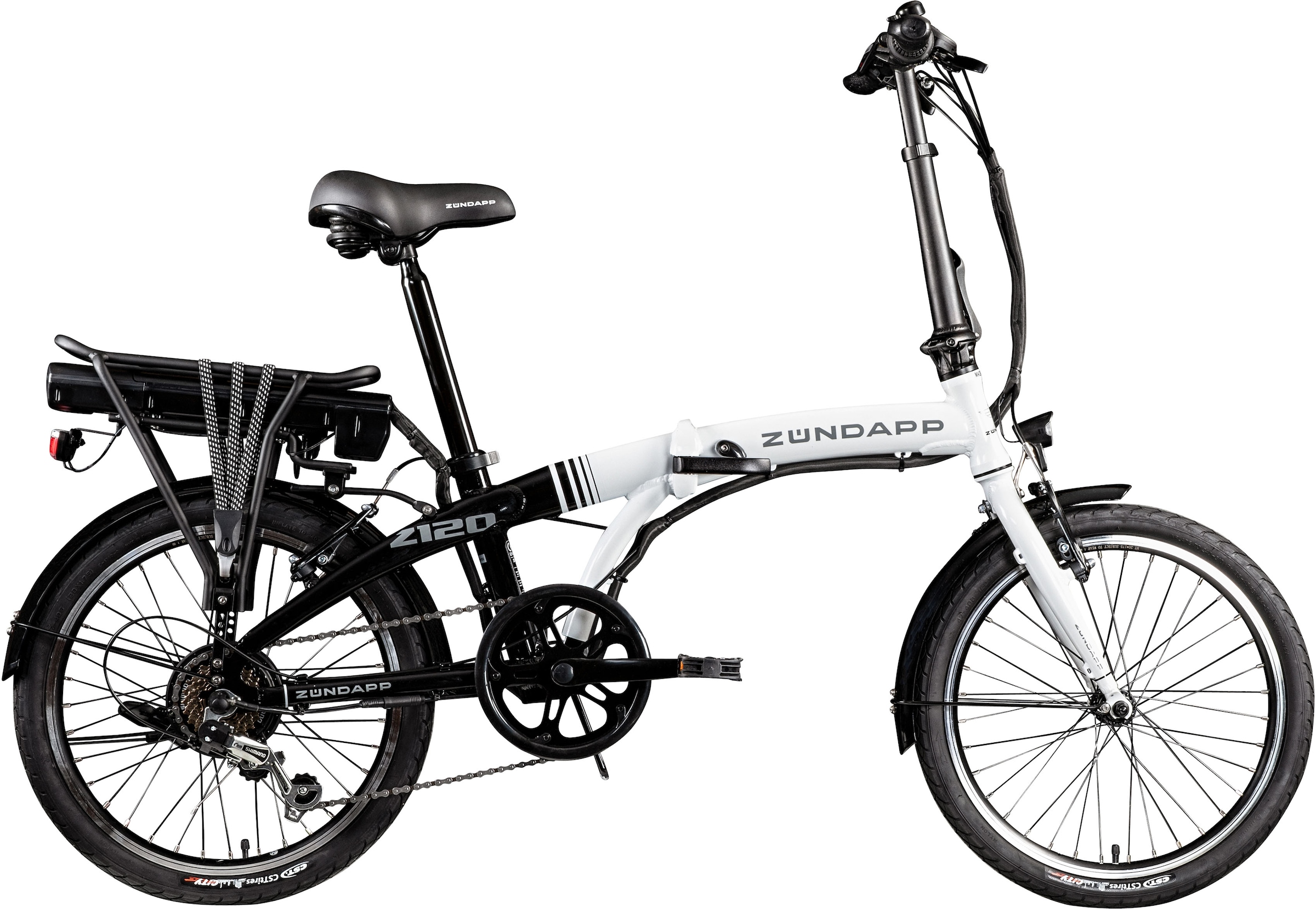 Zündapp E-Bike "Z120", 7 Gang, Shimano, Tourney, Heckmotor 250 W, Pedelec, Elektrofahrrad für Damen u. Herren