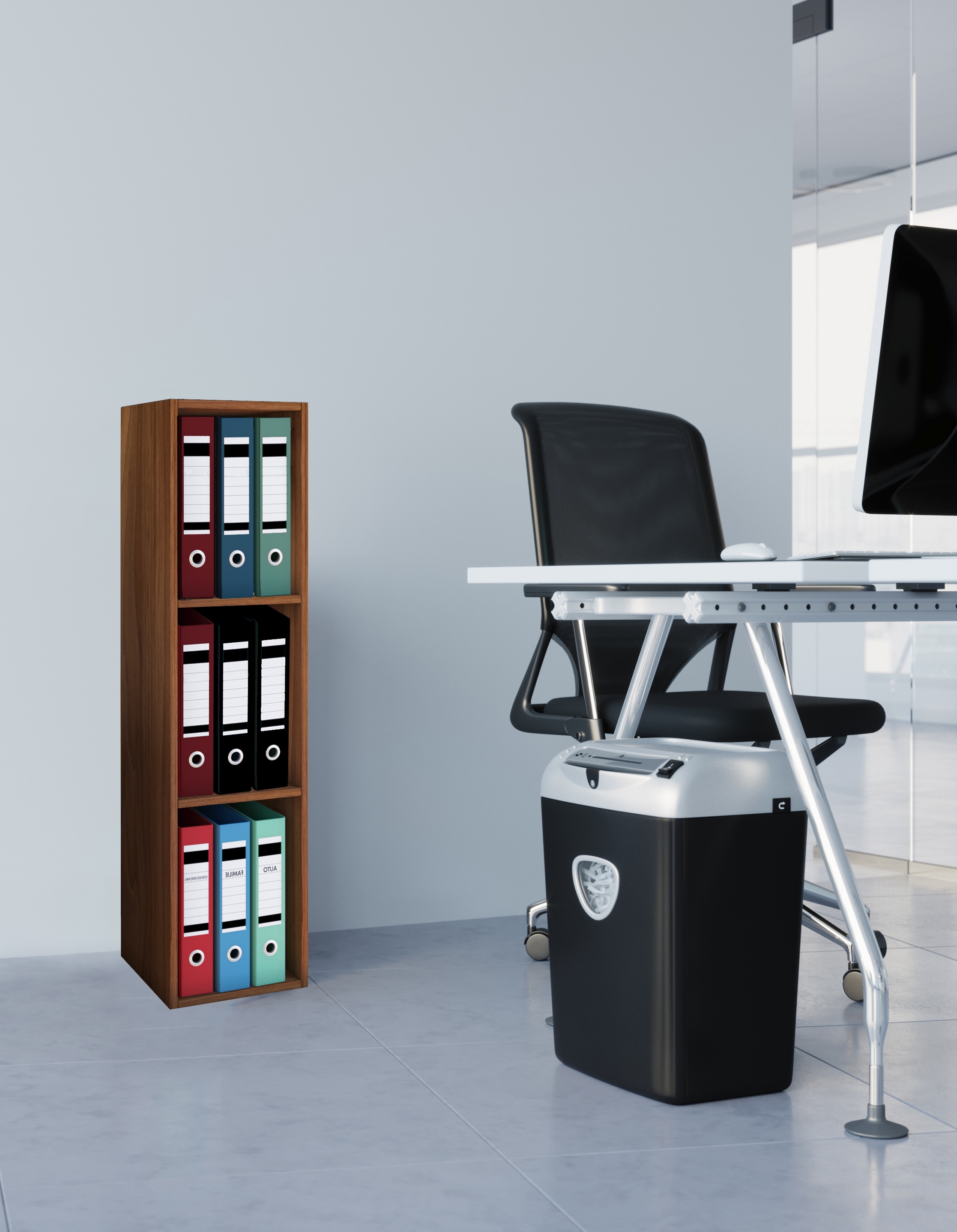 VCM Bücherregal »Holz Büro Regal Bücher Ordner Aktenregal Offas 3f«
