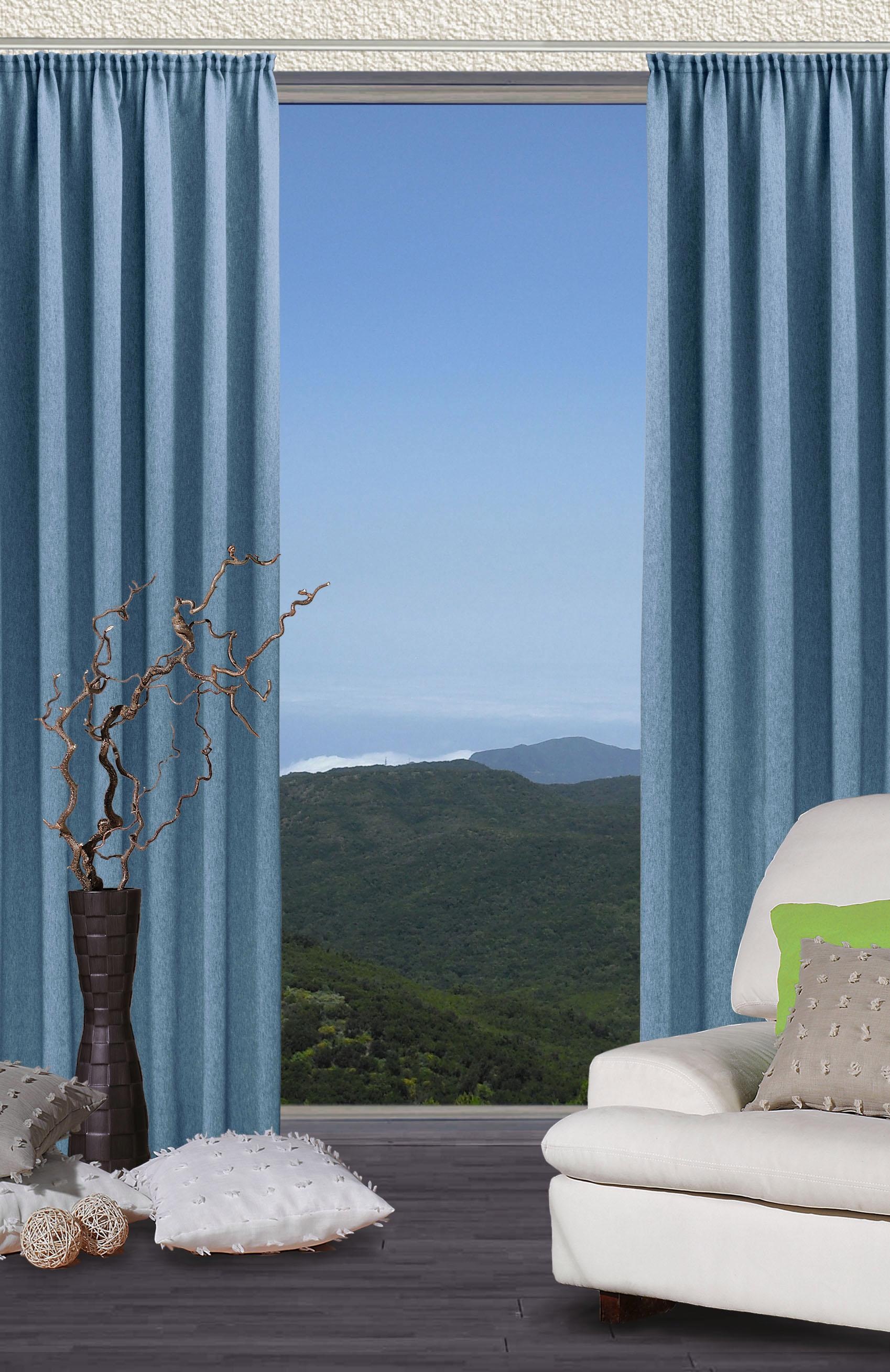 VHG Vorhang »Una« Kräuselband 2 Stk. tlg.