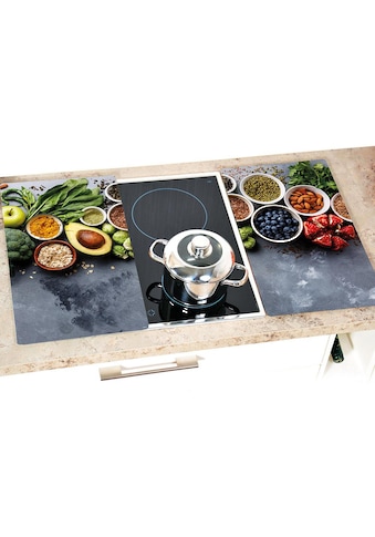 Schneide- und Abdeckplatte »Healthy Kitchen«, (Set, 2 tlg.)