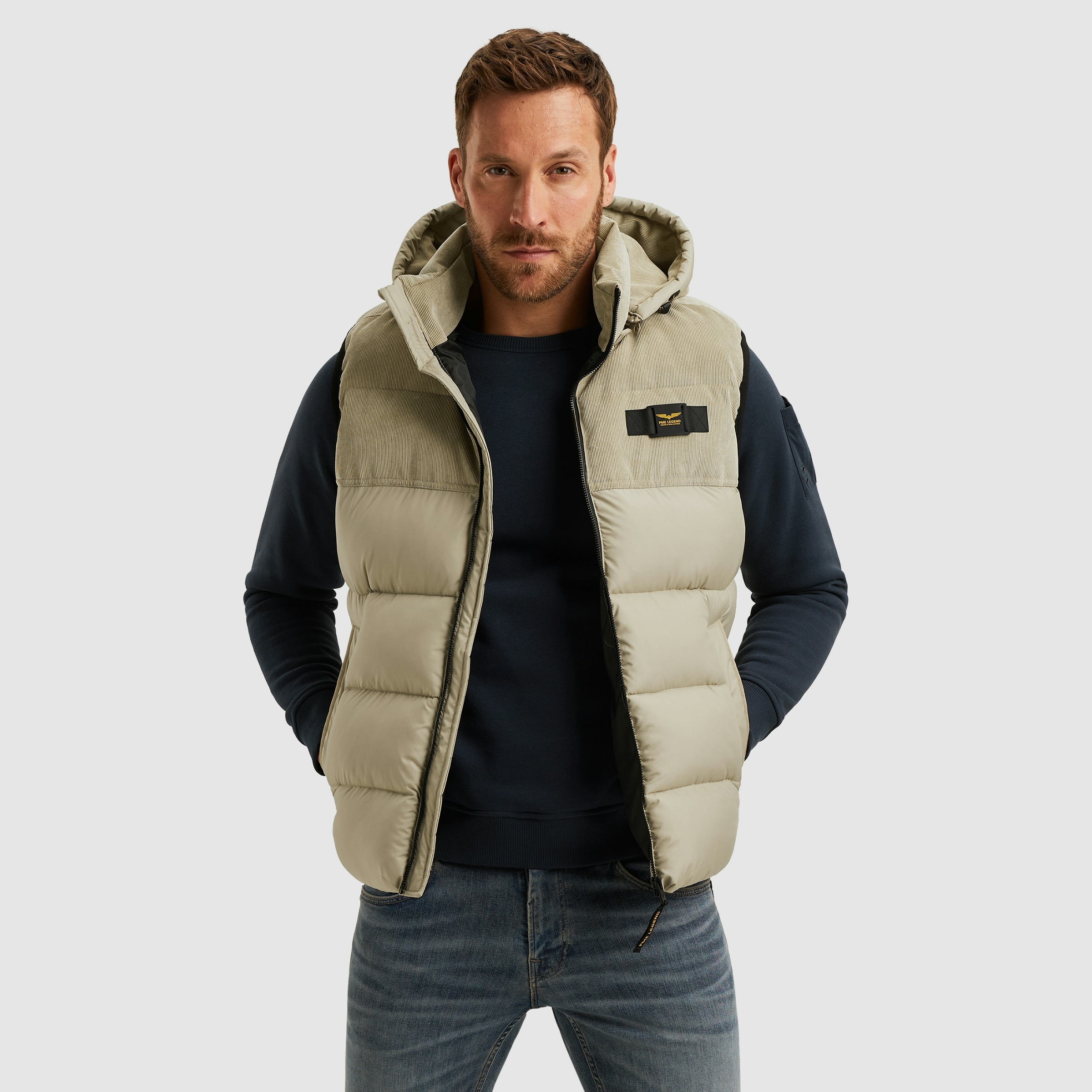 PME LEGEND Steppweste, mit Logo Stickerei günstig online kaufen