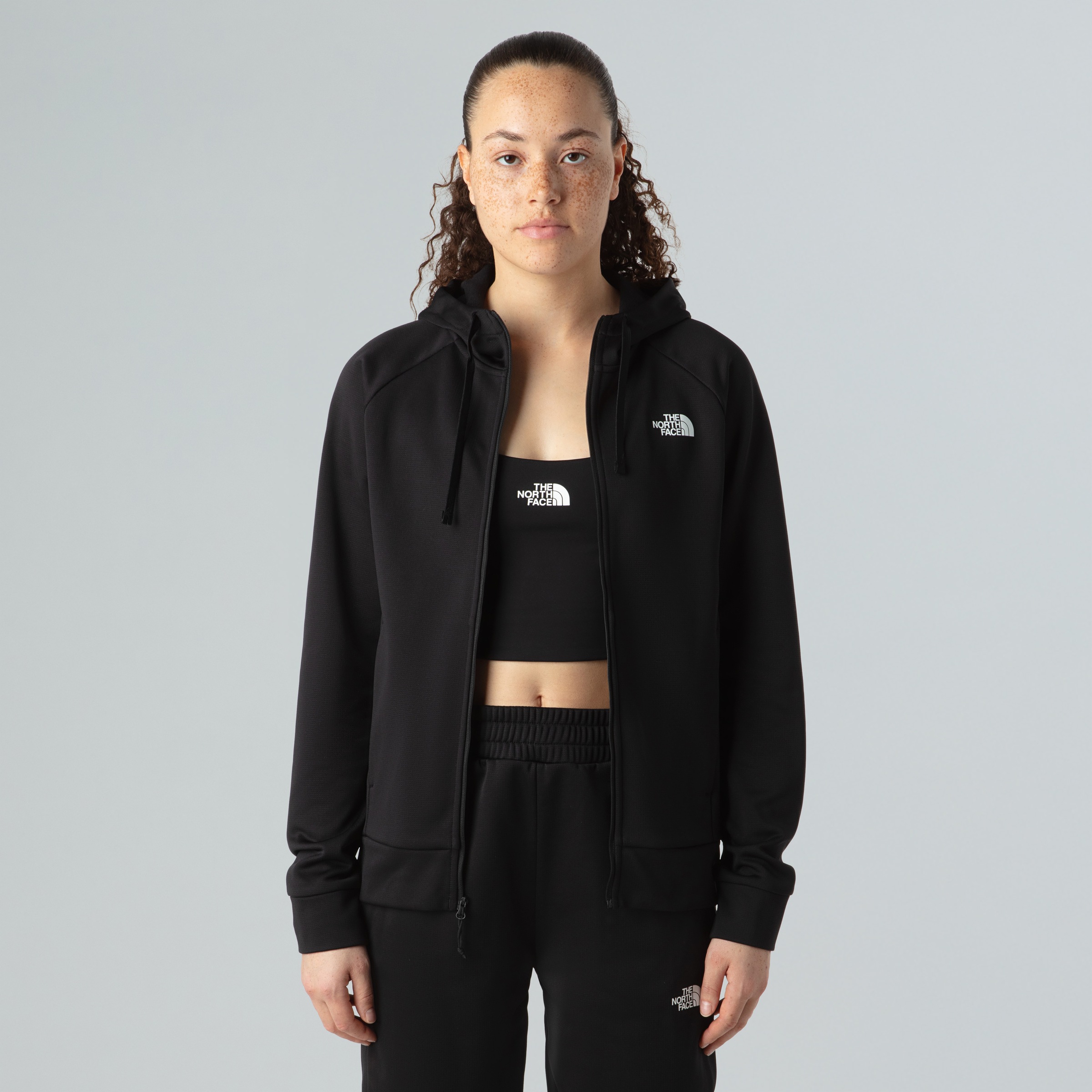 The North Face Fleecejacke "W REAXION 2.0 HOODED FULL ZIP JACKET" 1 Stk. tl günstig online kaufen