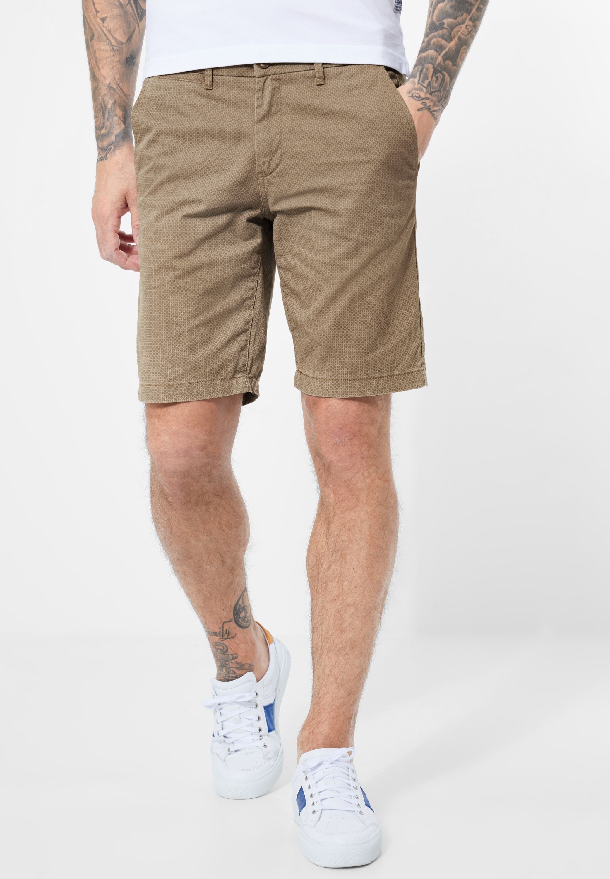 STREET ONE MEN Shorts, Middle Waist