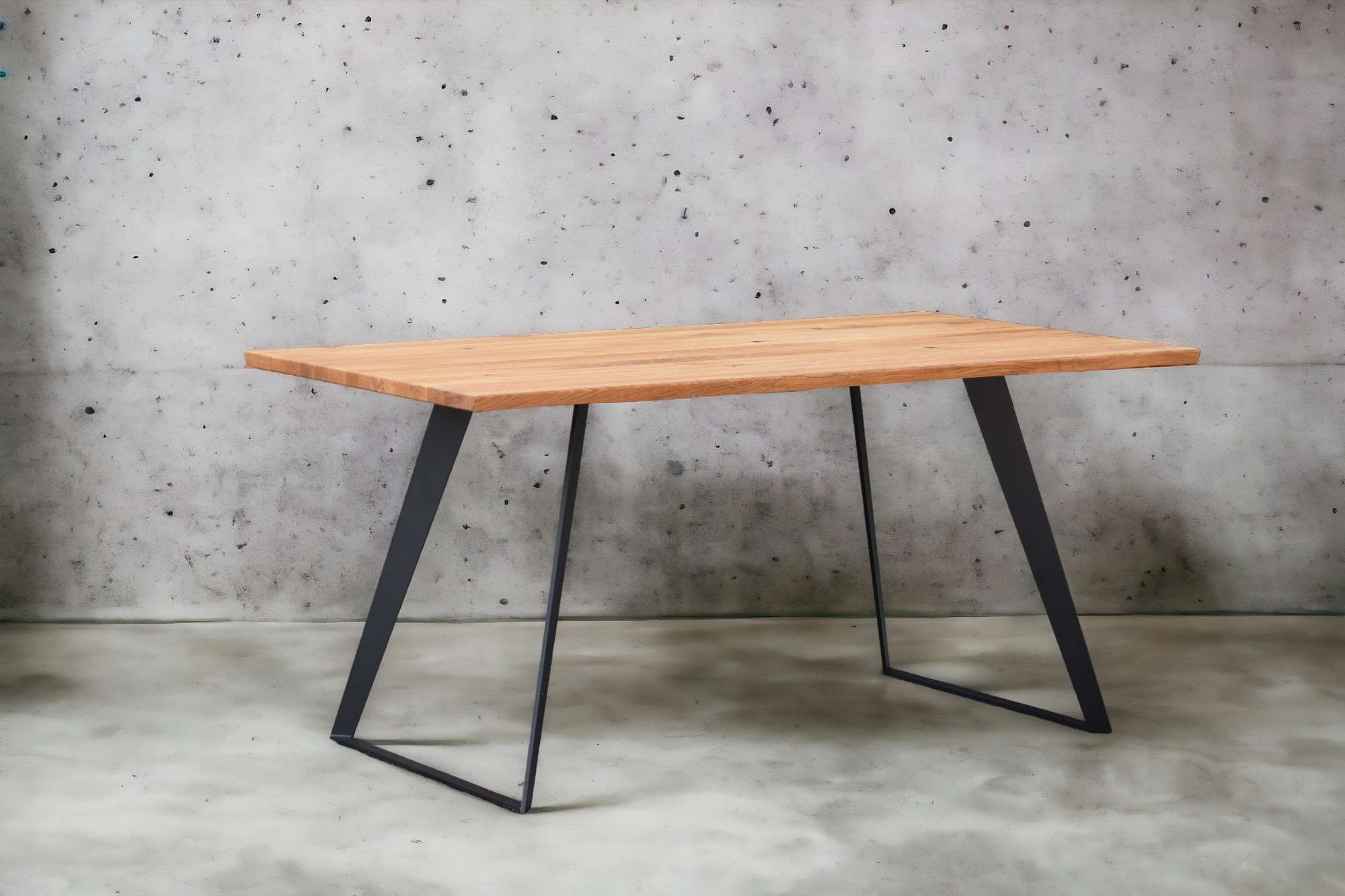 OTTO home Esstisch "Talwiese Küchentisch, U-Form Metallgestell, Wildeiche m günstig online kaufen