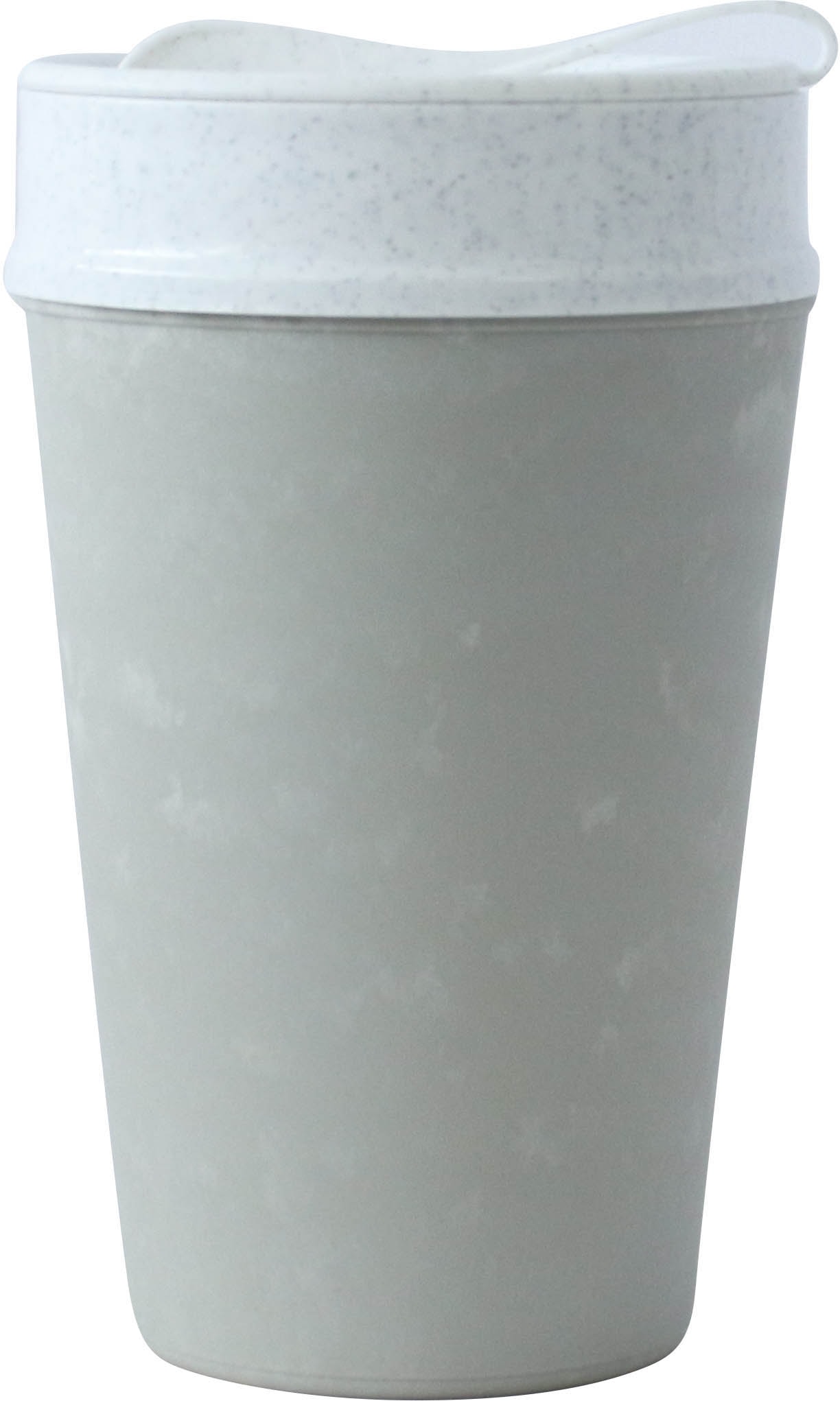 KOZIOL Coffee-to-go-Becher "ISO TO GO", (1 tlg.), 100% biobasiertes Material,doppelwandig,melaminfrei,recycelbar,400ml