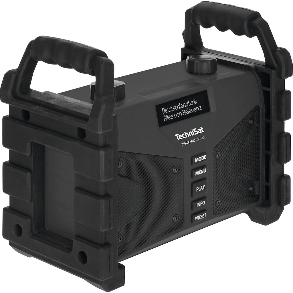 TechniSat Baustellenradio »DIGITRADIO 230 OD«, (Bluetooth UKW mit RDS 12 W)