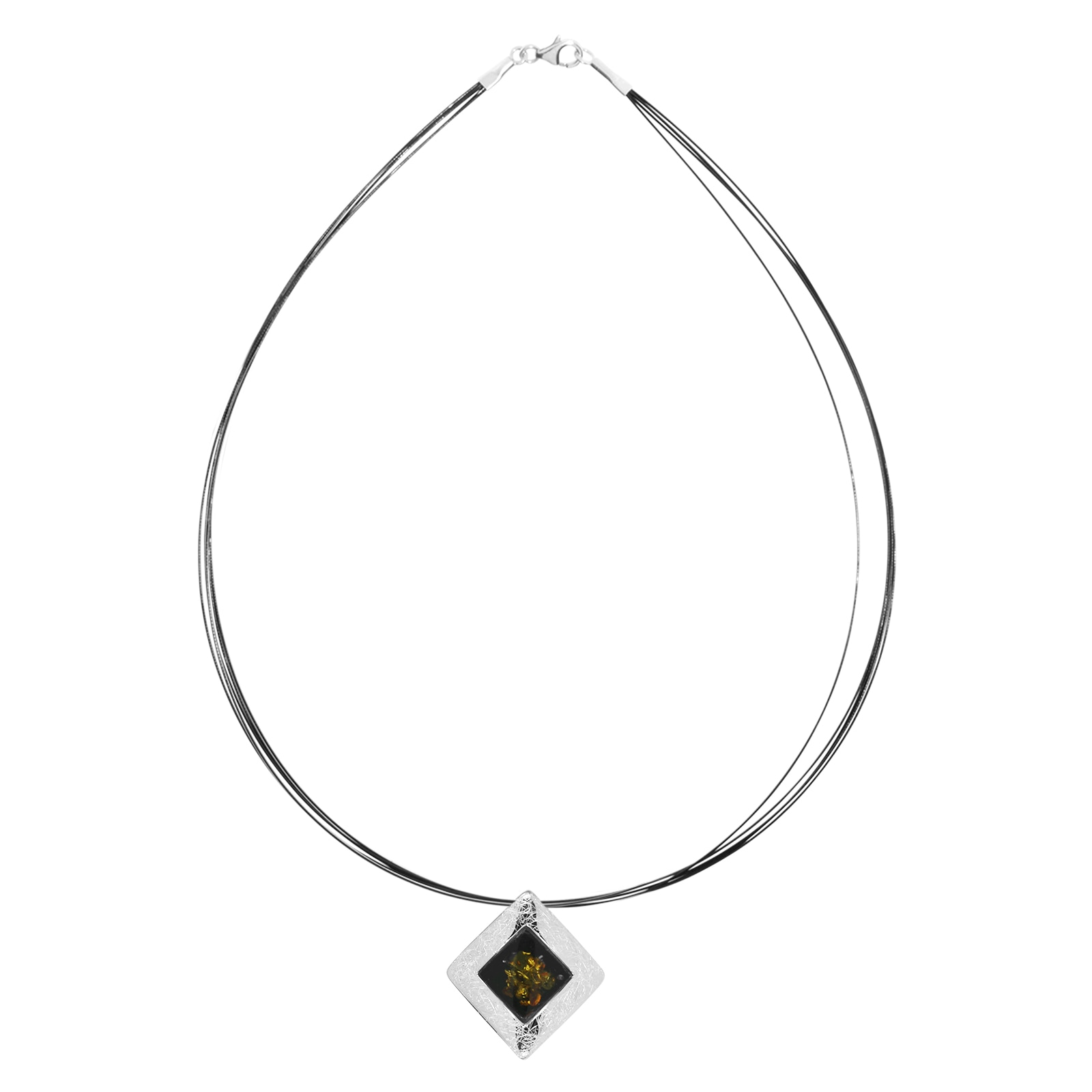 OSTSEE-SCHMUCK Halsreif »Ostsee-Schmuck Halsreif mit Anhänger Gleiter-Alvina«, (2 tlg.)