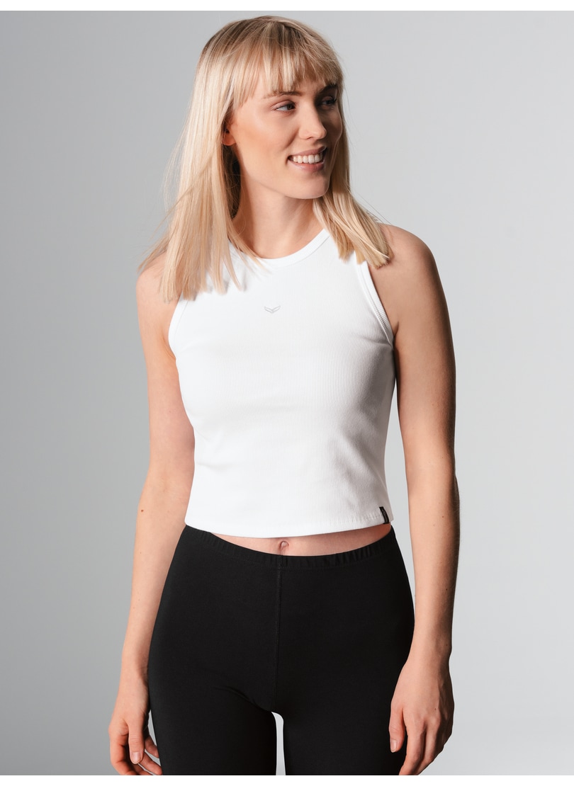 Trigema Crop-Top "TRIGEMA Cropped Top aus elastischem Doppelripp", (1 tlg.) günstig online kaufen