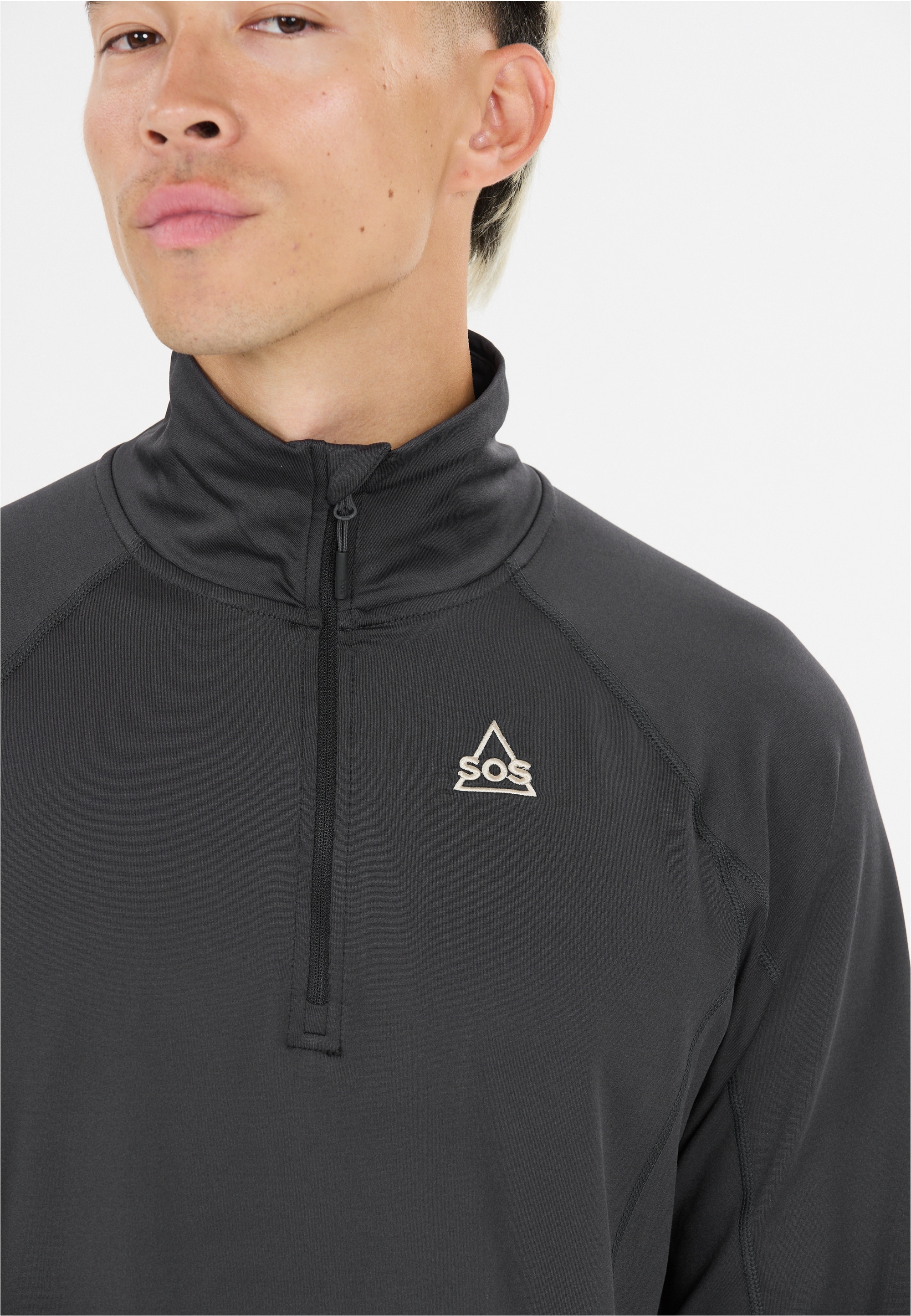 SOS Strickpullover »Jasna« mit praktischem Half-Zip