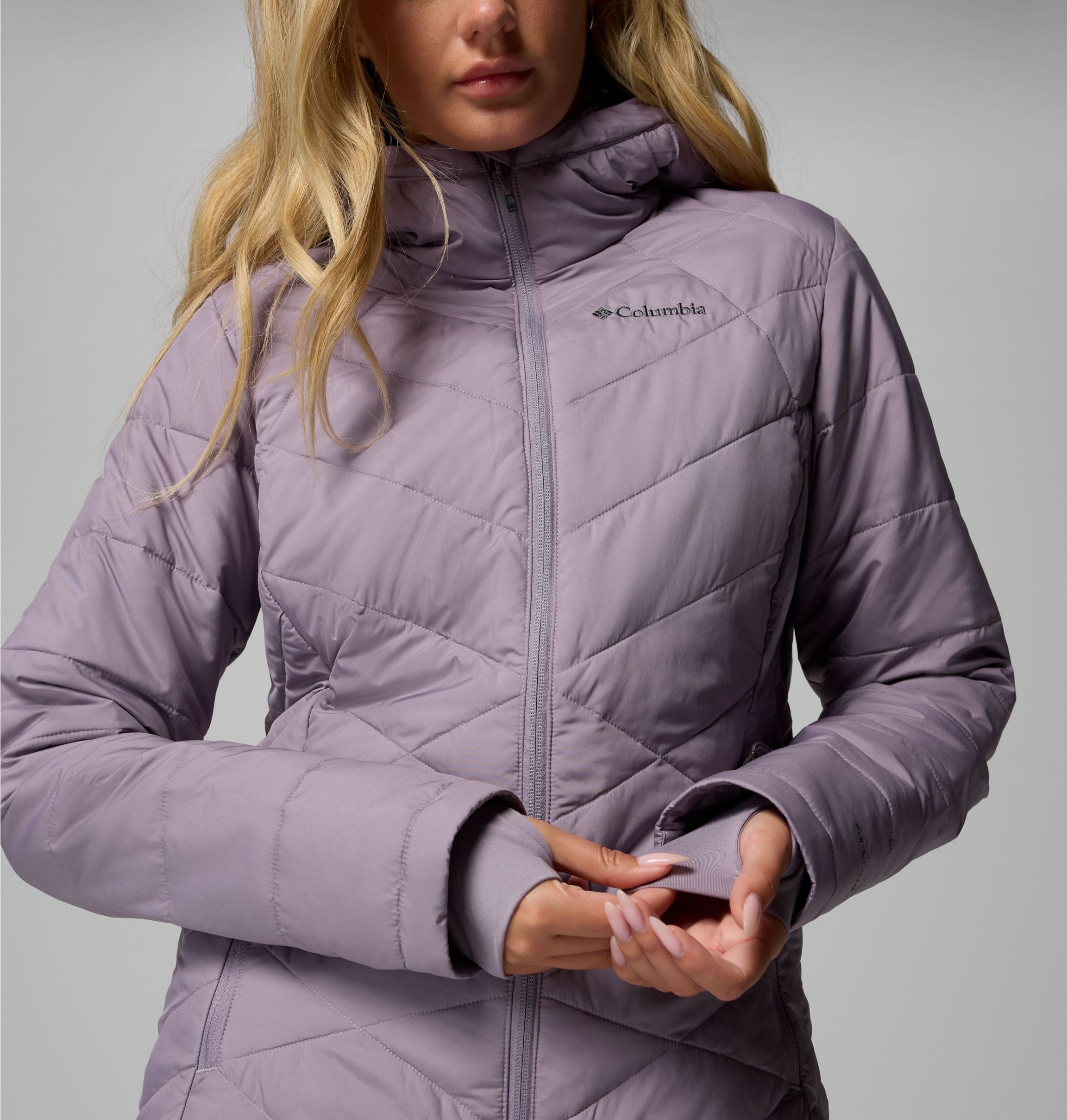 Columbia Steppjacke "HEAVENLY HOODED JACKET", (1 St.), mit Kapuze günstig online kaufen