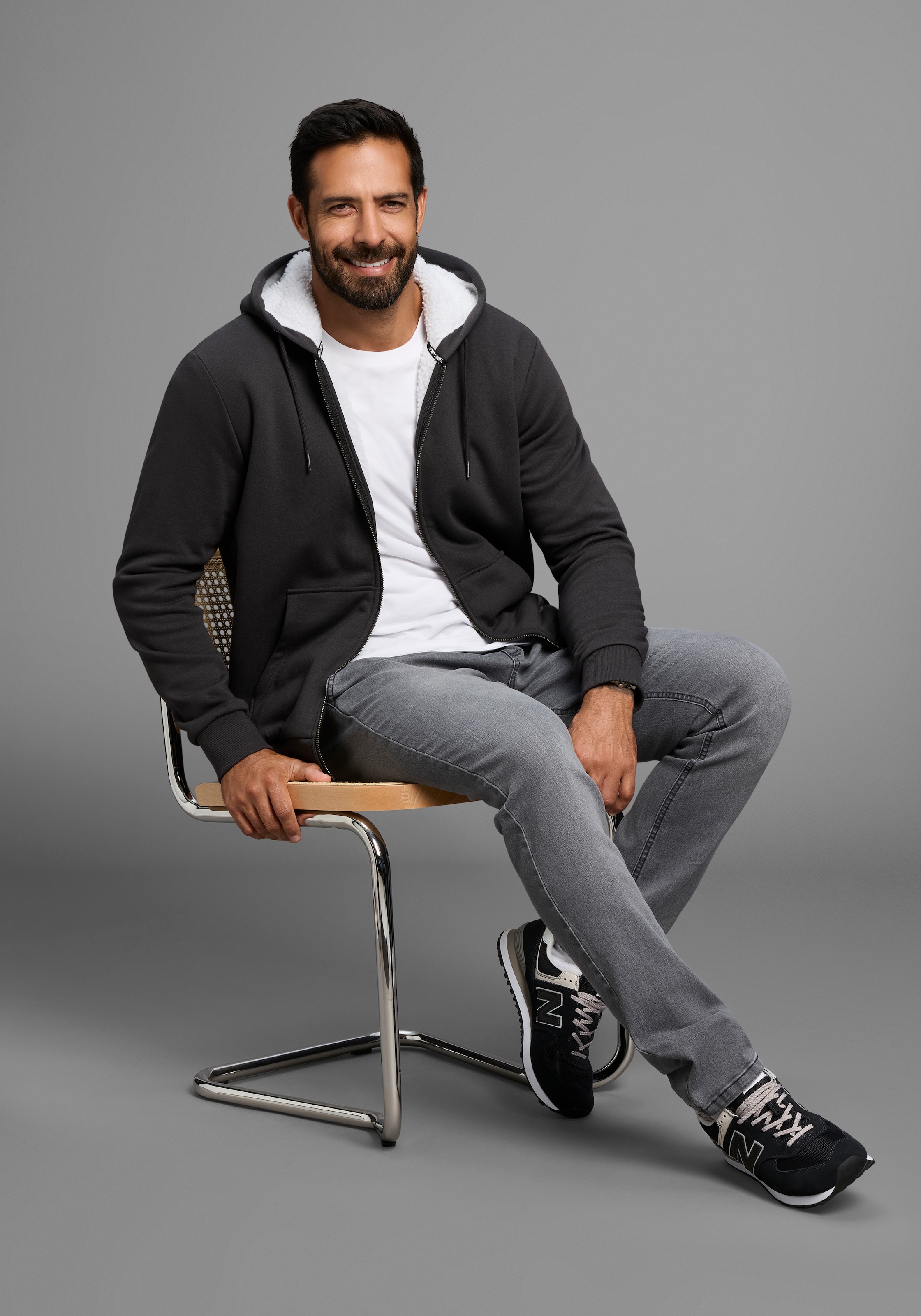H.I.S Sweatjacke, mit Teddyfutter - NEUE KOLLEKTION