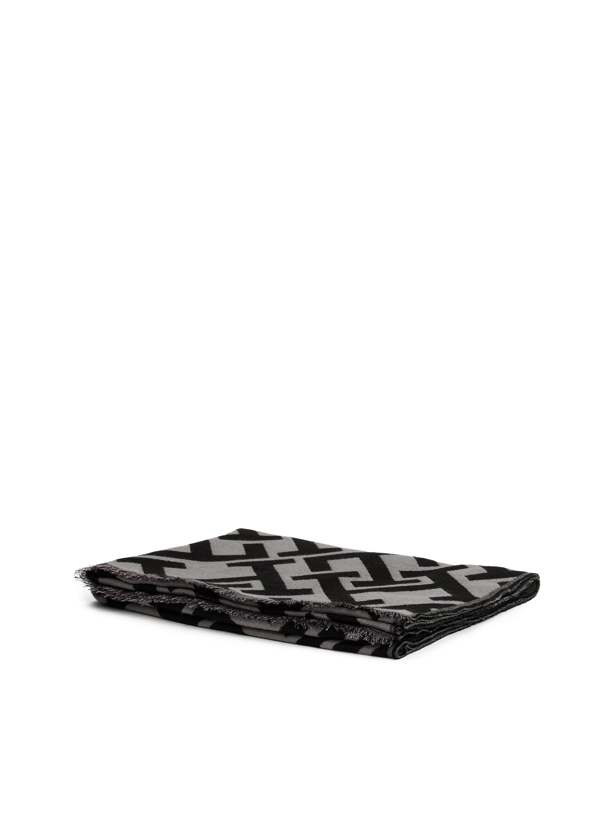 Tommy Hilfiger Schal »TH MONOGRAM HEAVY« mit kleinen Franzen an den Enden