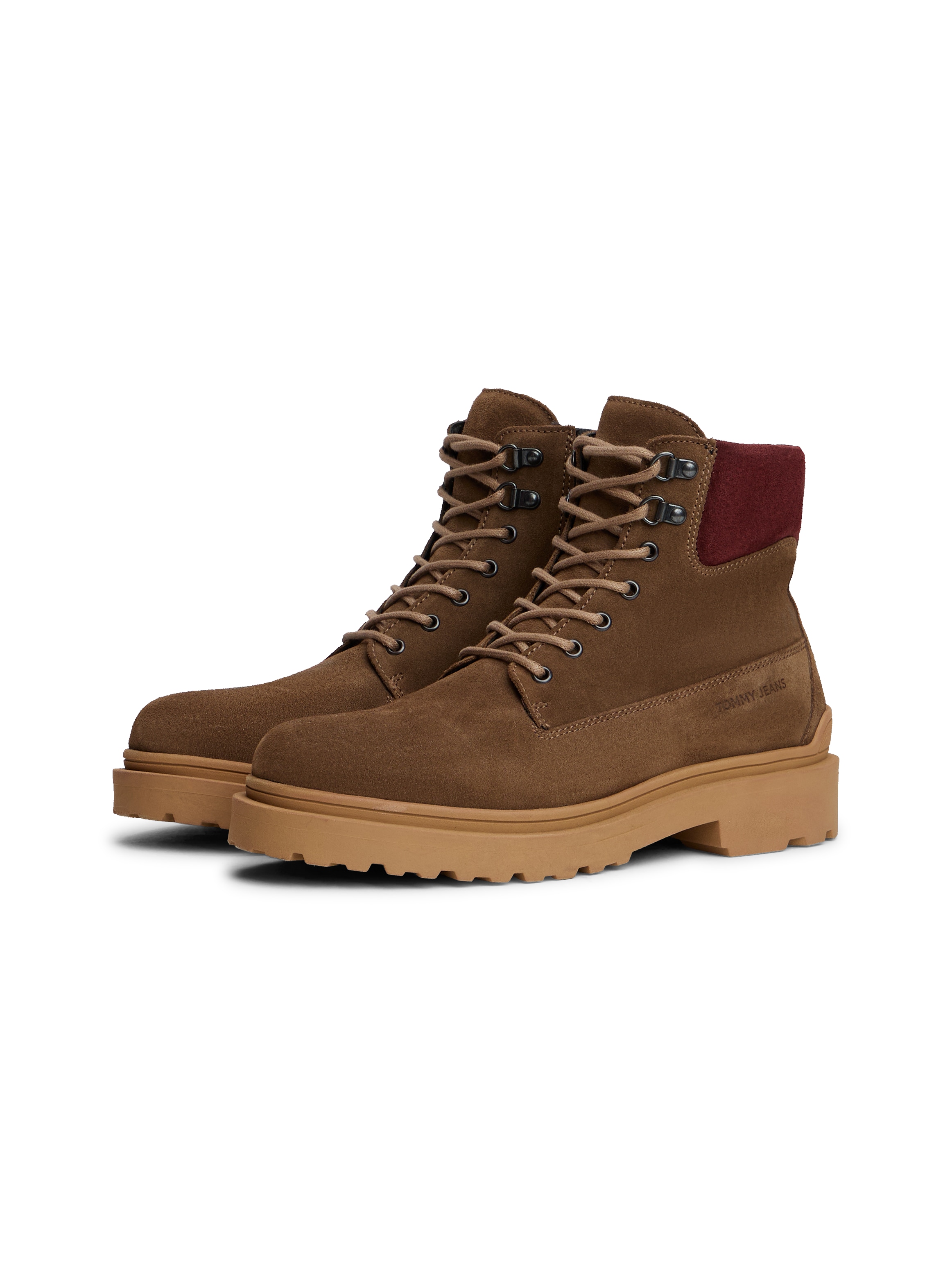 Tommy Jeans Schnürboots "TJM LACE UP BOOT SUEDE", Outdoorboots, mit Ösen, i günstig online kaufen