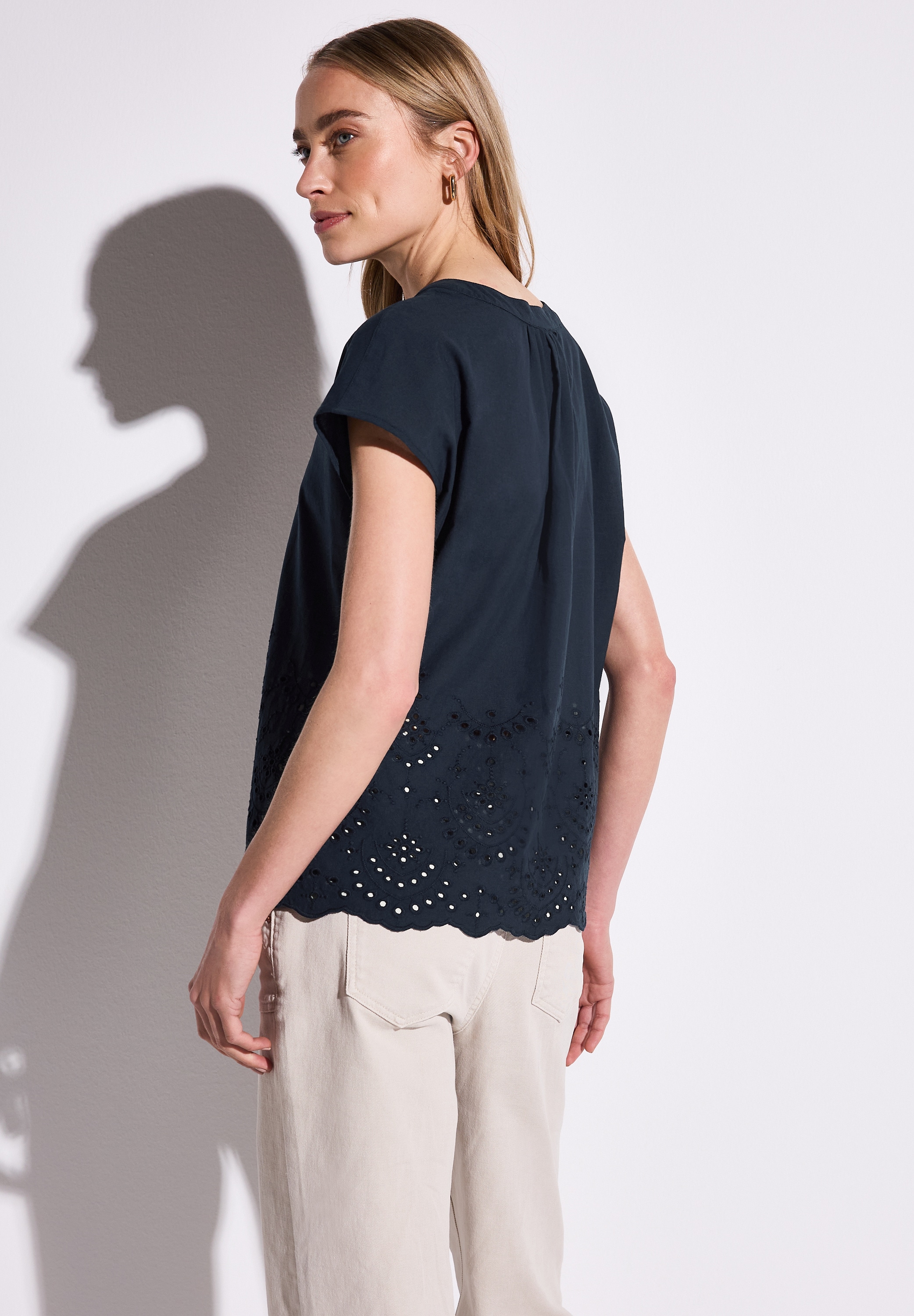 STREET ONE Shirtbluse, aus reiner Baumwolle