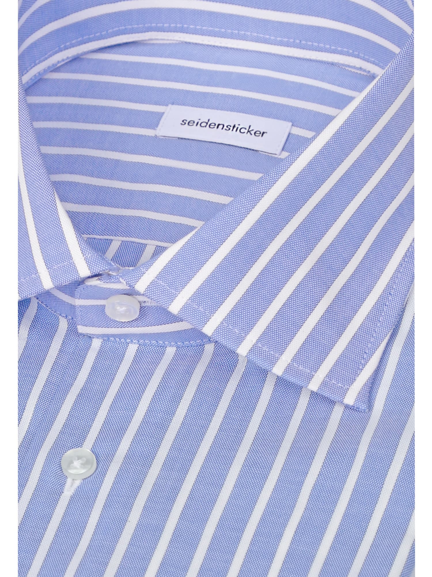 seidensticker Businesshemd »Schwarze Rose« Slim 1/1 Kentkragen Gestreift