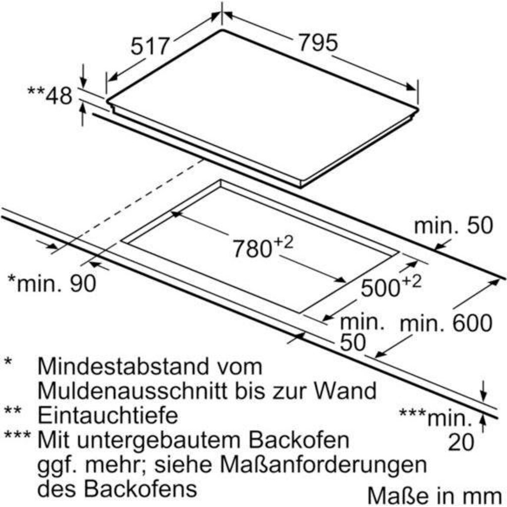 NEFF Backofen-Set »XB48P«, B2CCG6AN0, mit Teleskopauszug nachrüstbar, Pyrolyse-Selbstreinigung, CircoTherm® Heißluftsystem