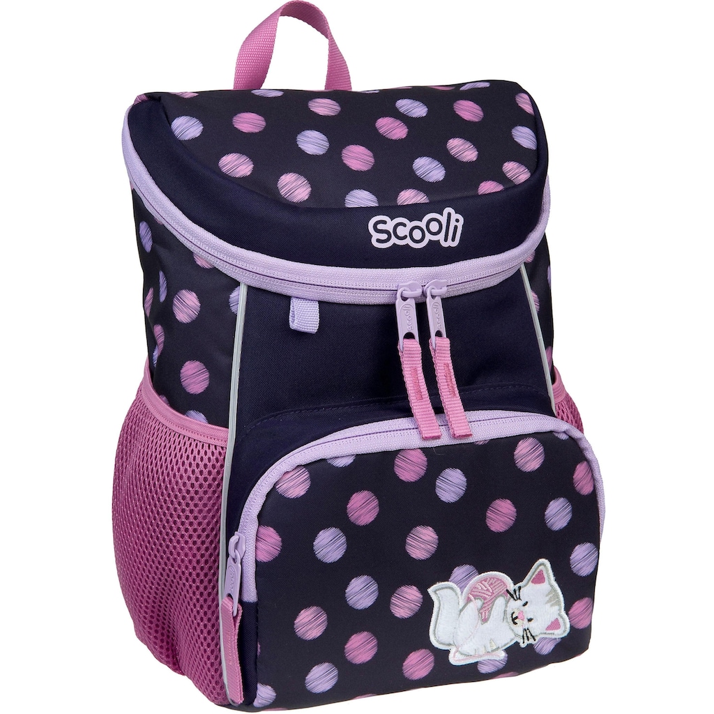 Scooli Kinderrucksack »Mini-Me, Caty Cat«, Reflektoren