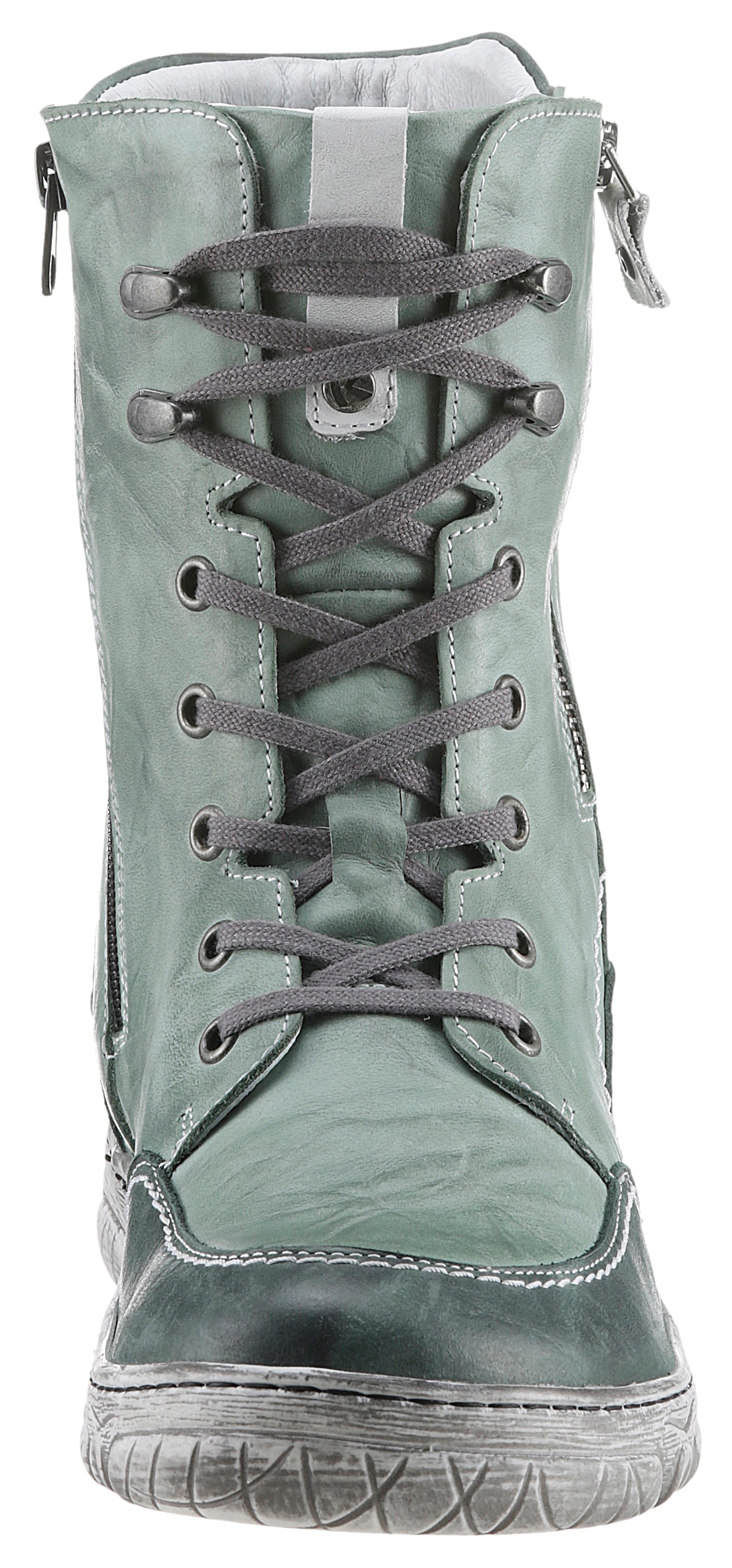 KRISBUT Winterboots, Schnürstiefel, Komfortschuh, Boots in Weite: weit