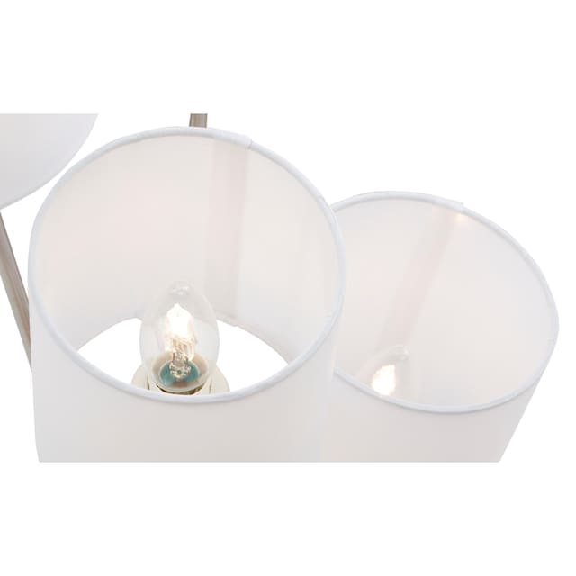 Home affaire,Stehlampe mit weißen Stoffschirmen online kaufen | BAUR
