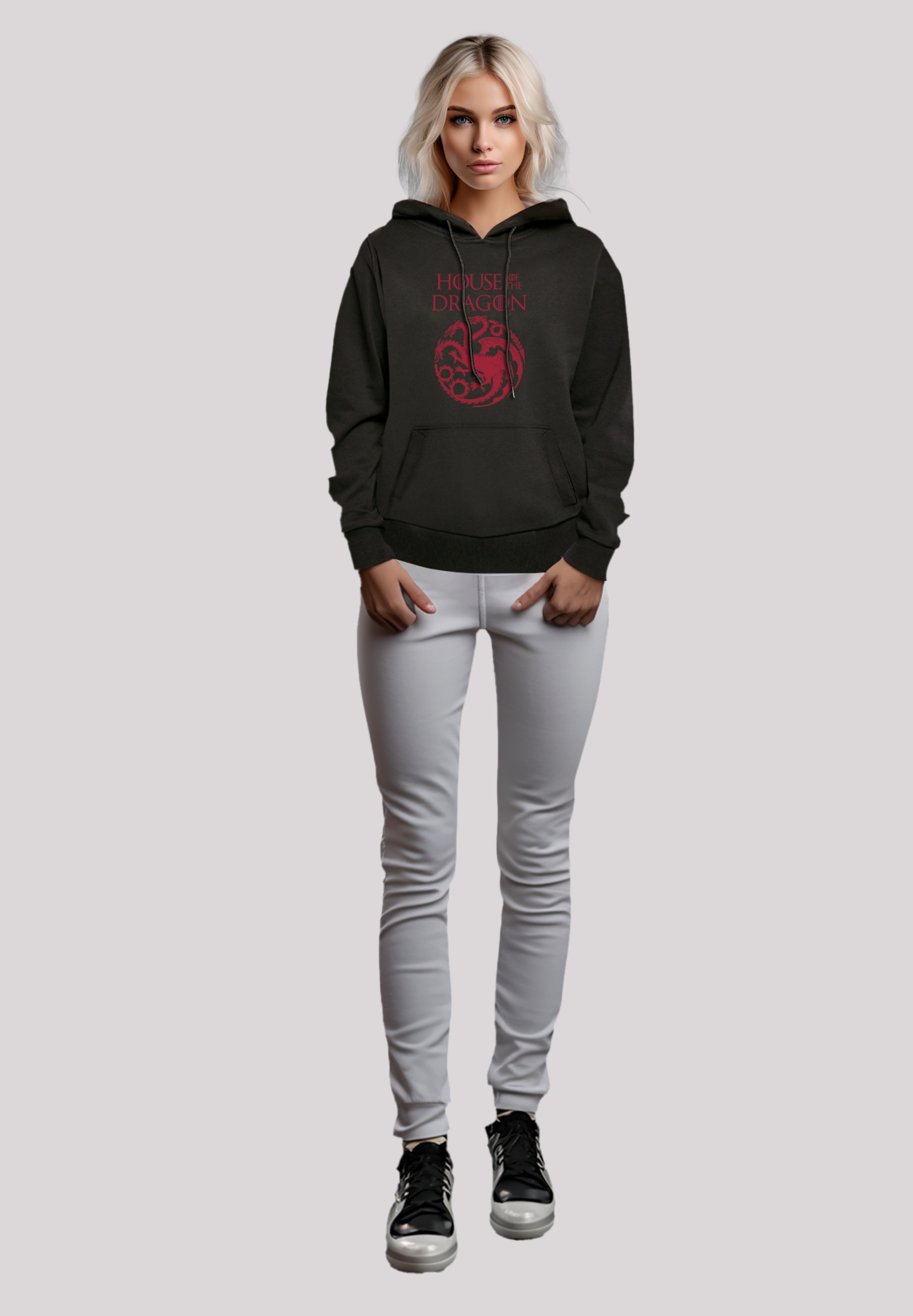 F4NT4STIC Kapuzenpullover »House Of The Dragon Targaryen Crest Logo«, Premium Qualität