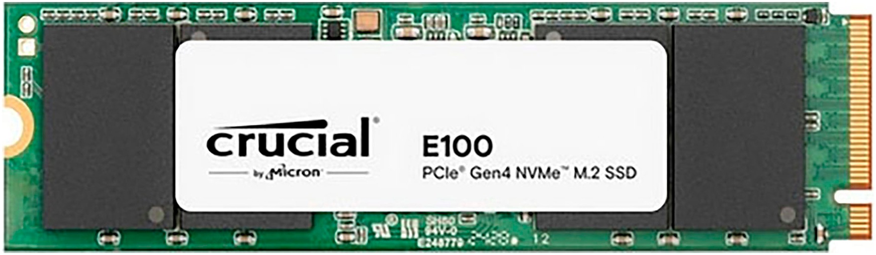 CRUCIAL interne SSD "E100", 1000 GB, Schreibgeschwindigkeitmaximal 4500 MB/s Lesegeschwindigkeitmaximal 5000 MB/s, grün, Festplatten