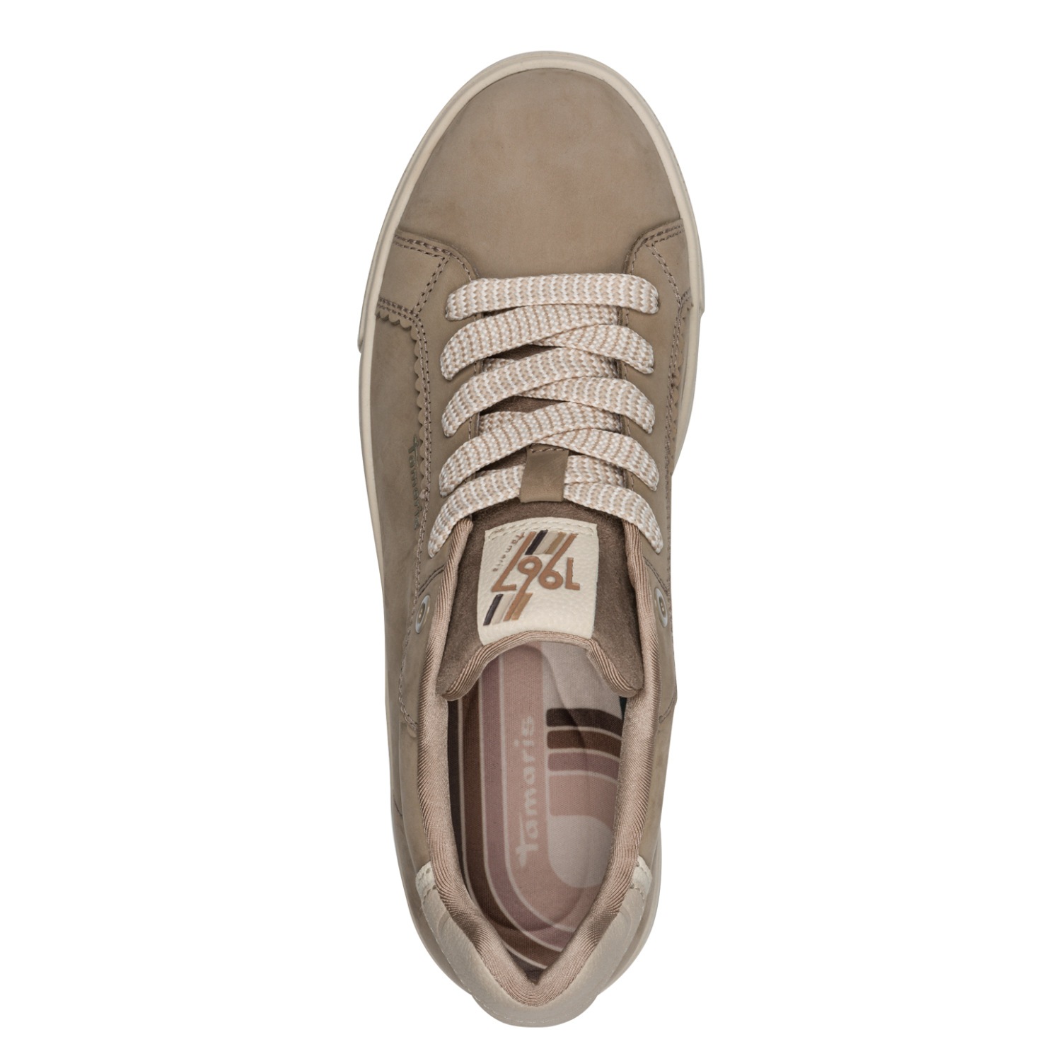 Tamaris Plateausneaker  Sneaker für Damen, leichter Halbschuh mit Wellenkante