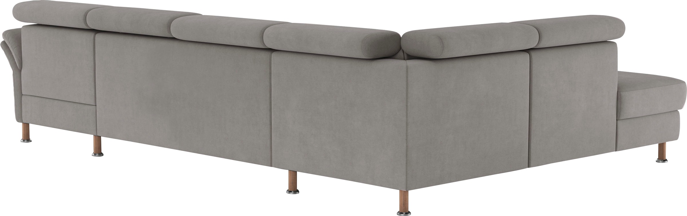 Wohnlandschaft HOME AFFAIRE "Calypso U-Form", grau, B:334cm H:85cm T:227cm, 100%Polyester, Sofas, Wohnlandschaft, wahlweise mit motorischer Relaxfunktion 9