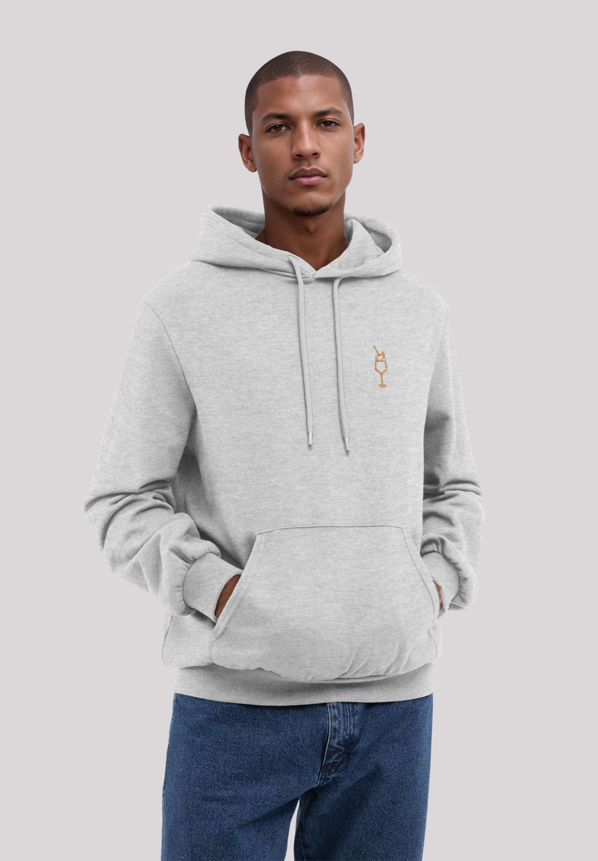 F4NT4STIC Kapuzenpullover "Orange Spritz Bestickt", Premium Qualität günstig online kaufen