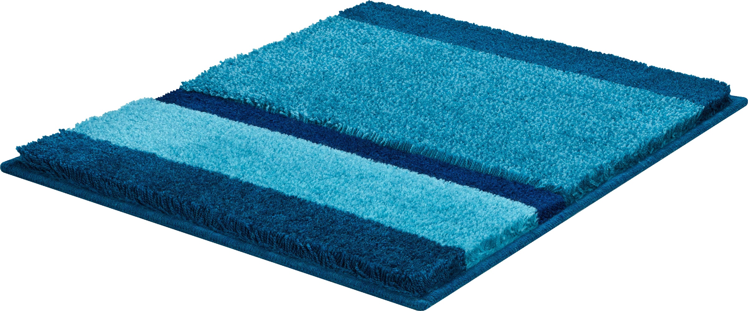 Grund "Room" Höhe 24 mm rutschhemmend beschichtet fußbodenheizungsgeeignet besonders dichter Flor, Badematte mit Streifen
