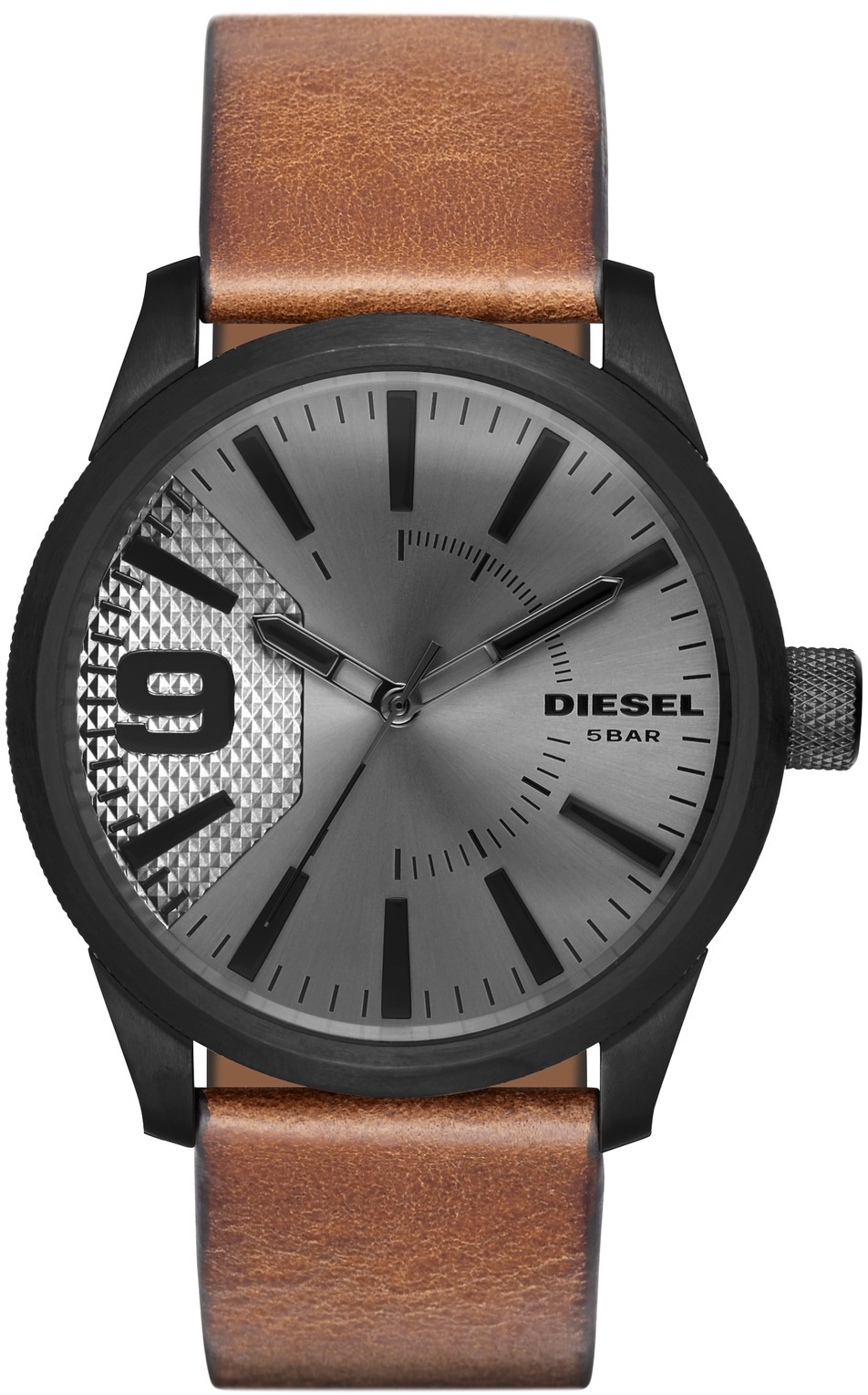 Diesel Quarzuhr »RASP, DZ1764«, Armbanduhr, Herrenuhr, Lederarmband