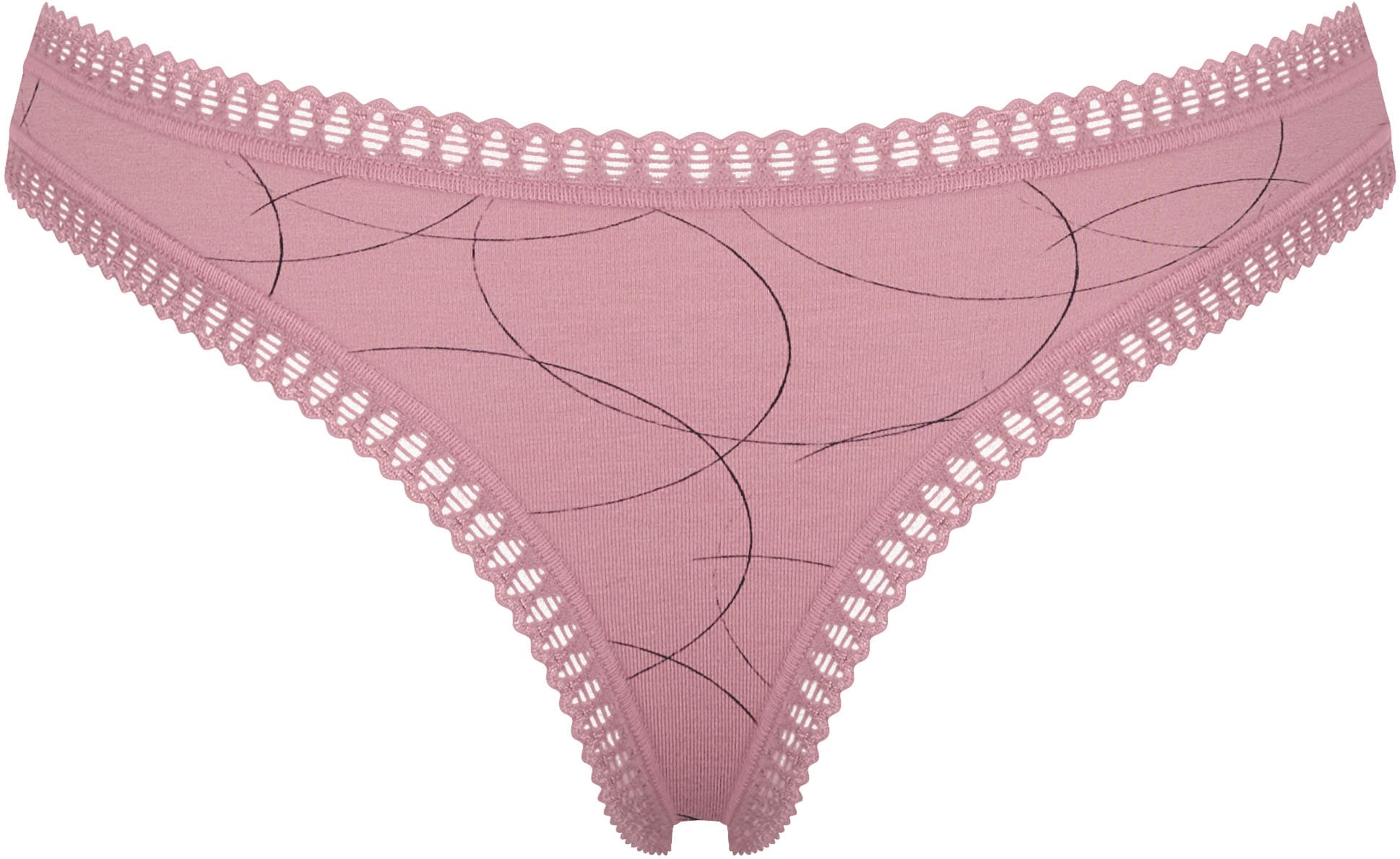 sloggi Slip »GO Crush String C3P«, (3er Pack), mit Spitzendetails, uni, gemustert